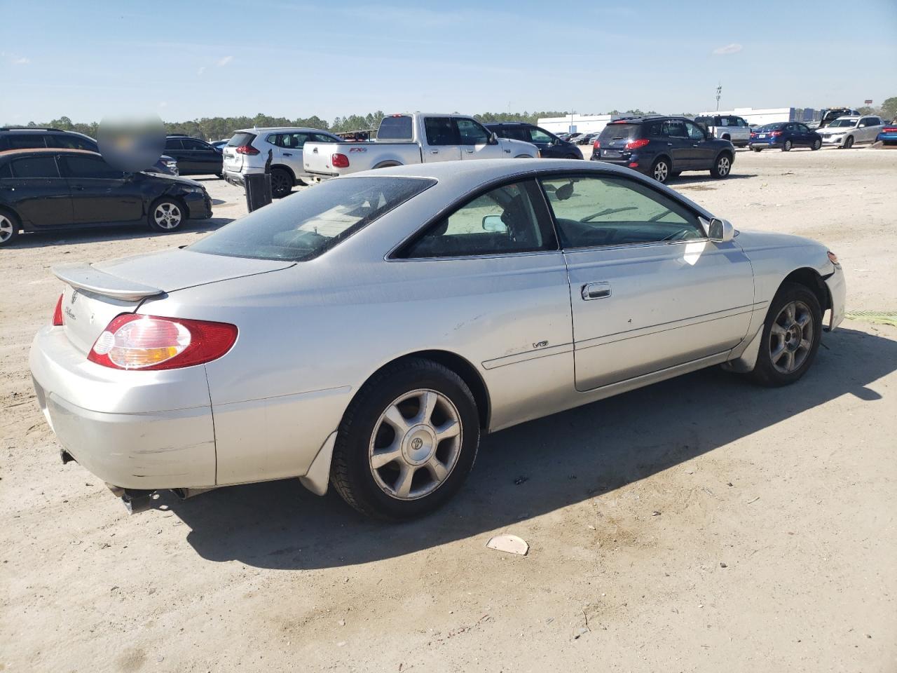 2002 Toyota Camry Solara Se Silver vin: 2T1CF22P02C589898