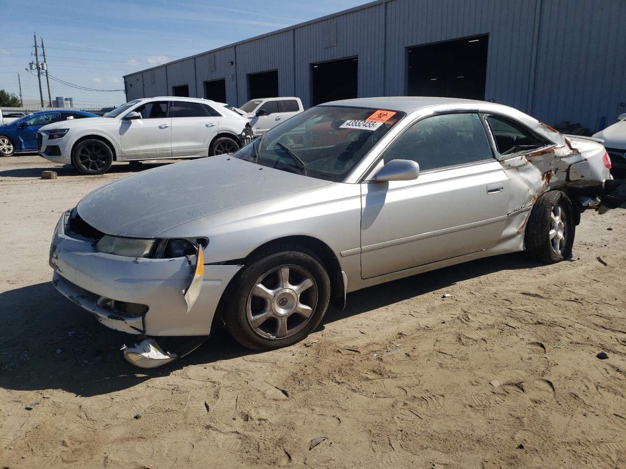 2002 Toyota Camry Solara Se Silver vin: 2T1CF22P02C589898