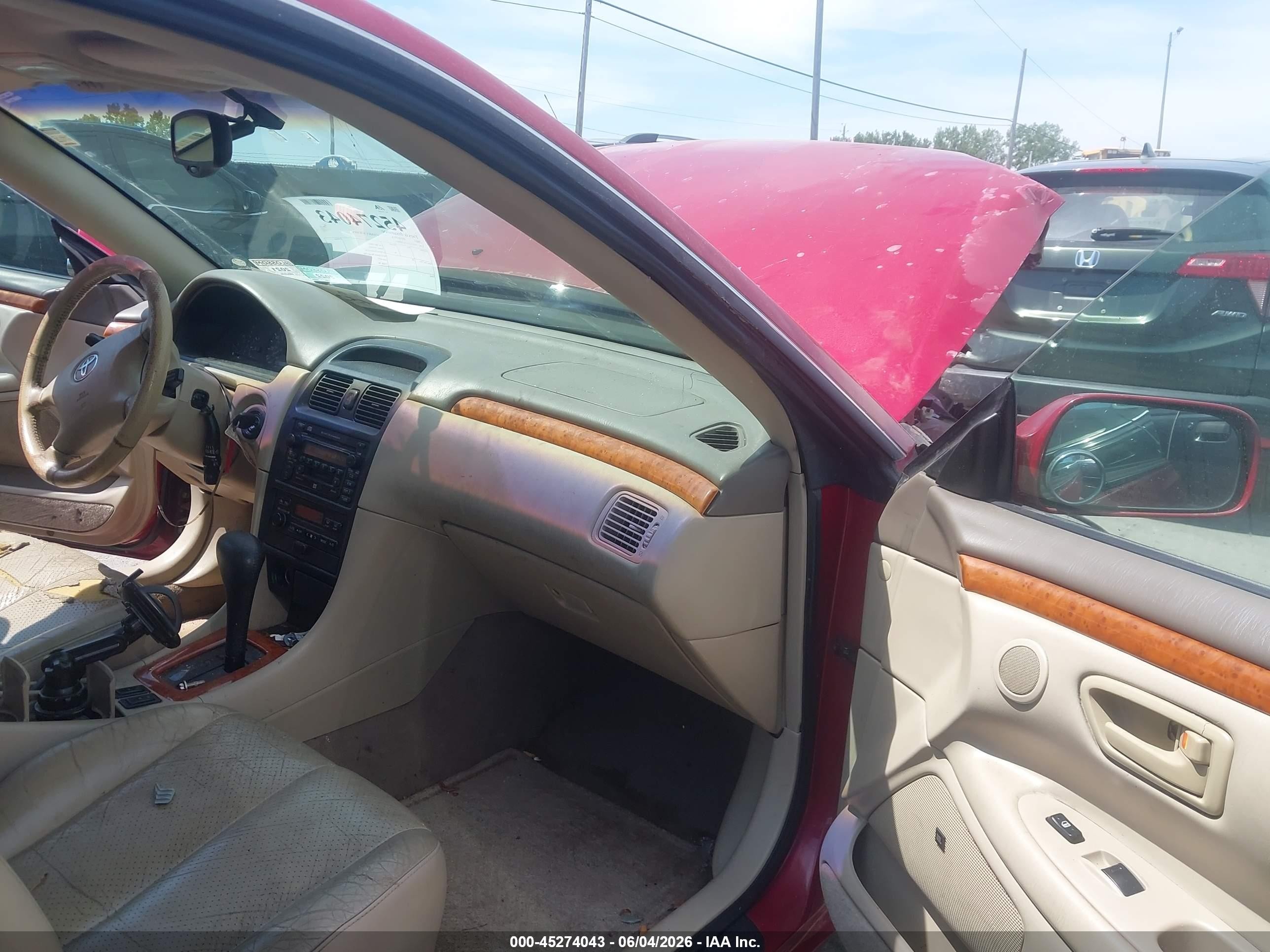 2003 Toyota Camry Solara Sle V6 Red vin: 2T1CF22P03C609441