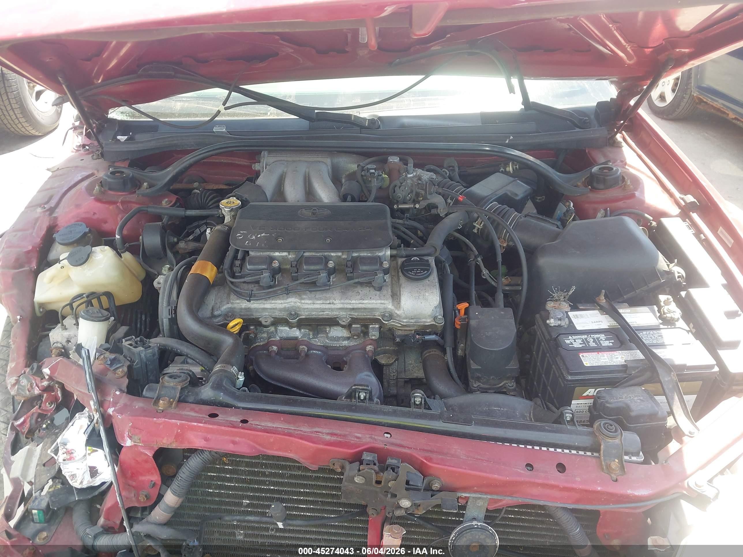2003 Toyota Camry Solara Sle V6 Red vin: 2T1CF22P03C609441