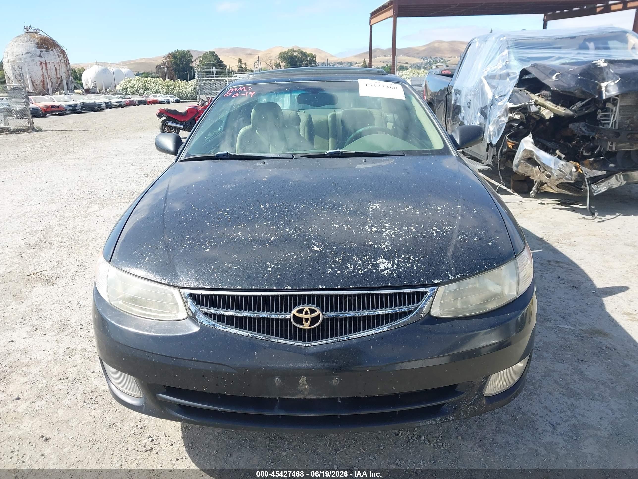1999 Toyota Camry Solara Sle Black vin: 2T1CF22P0XC110872