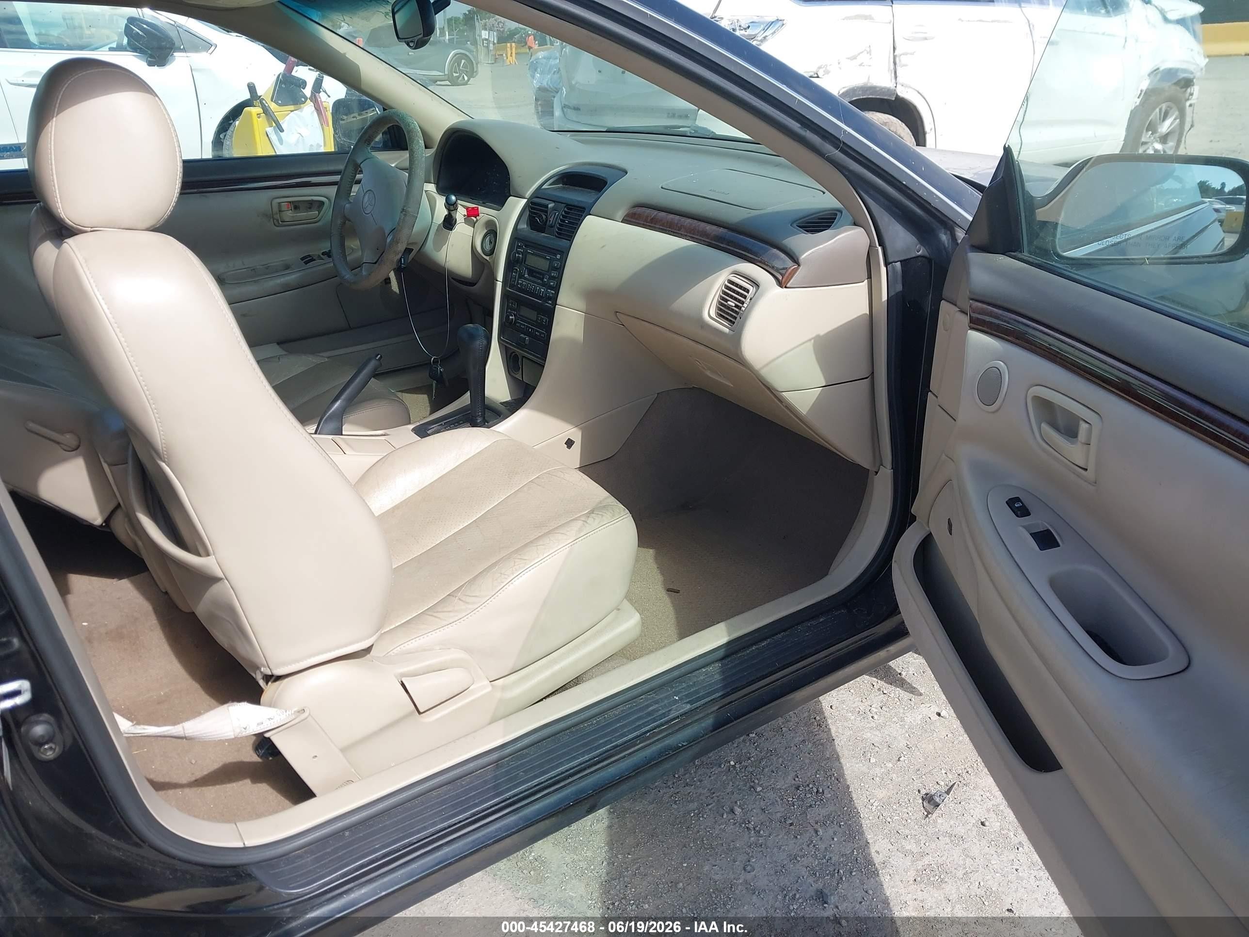 1999 Toyota Camry Solara Sle Black vin: 2T1CF22P0XC110872