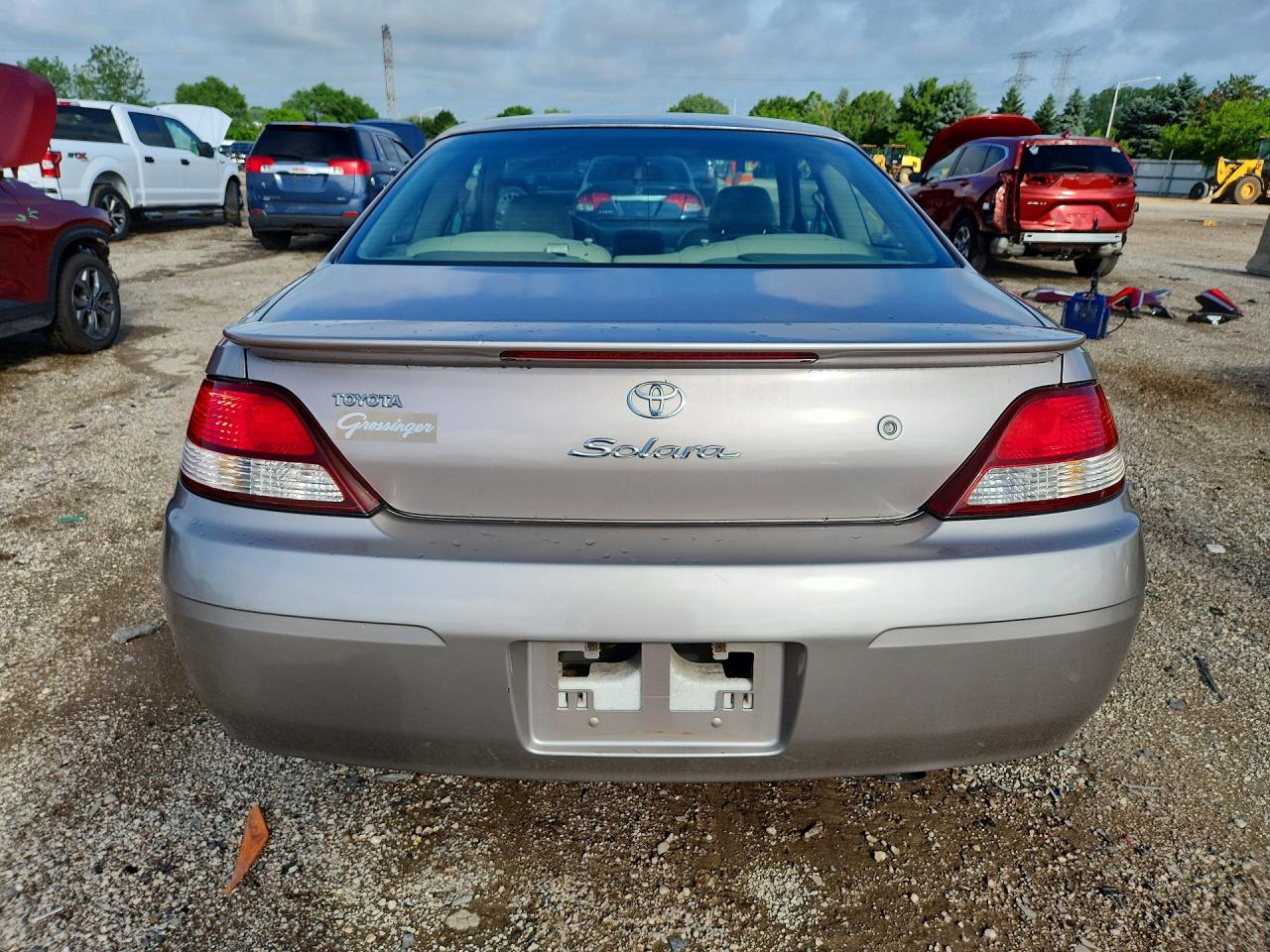1999 Toyota Camry Solara Se V6 Beige vin: 2T1CF22P0XC118065