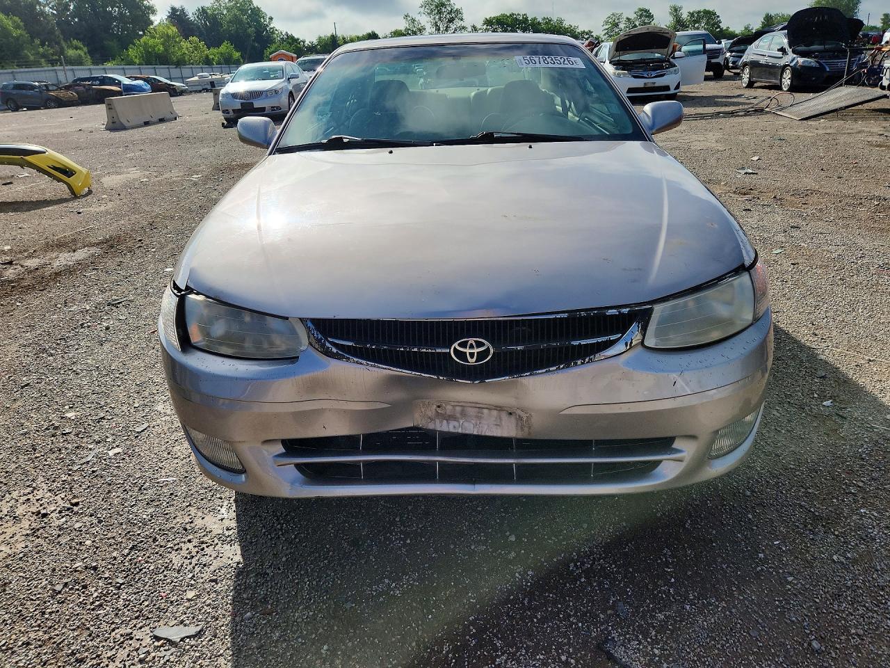 1999 Toyota Camry Solara Se V6 Beige vin: 2T1CF22P0XC118065