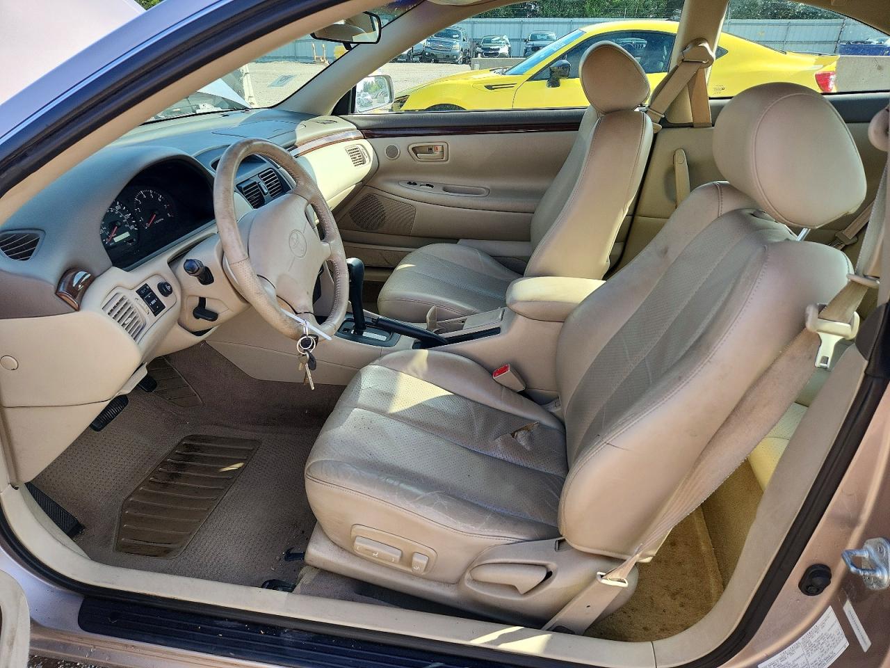 1999 Toyota Camry Solara Se V6 Beige vin: 2T1CF22P0XC118065