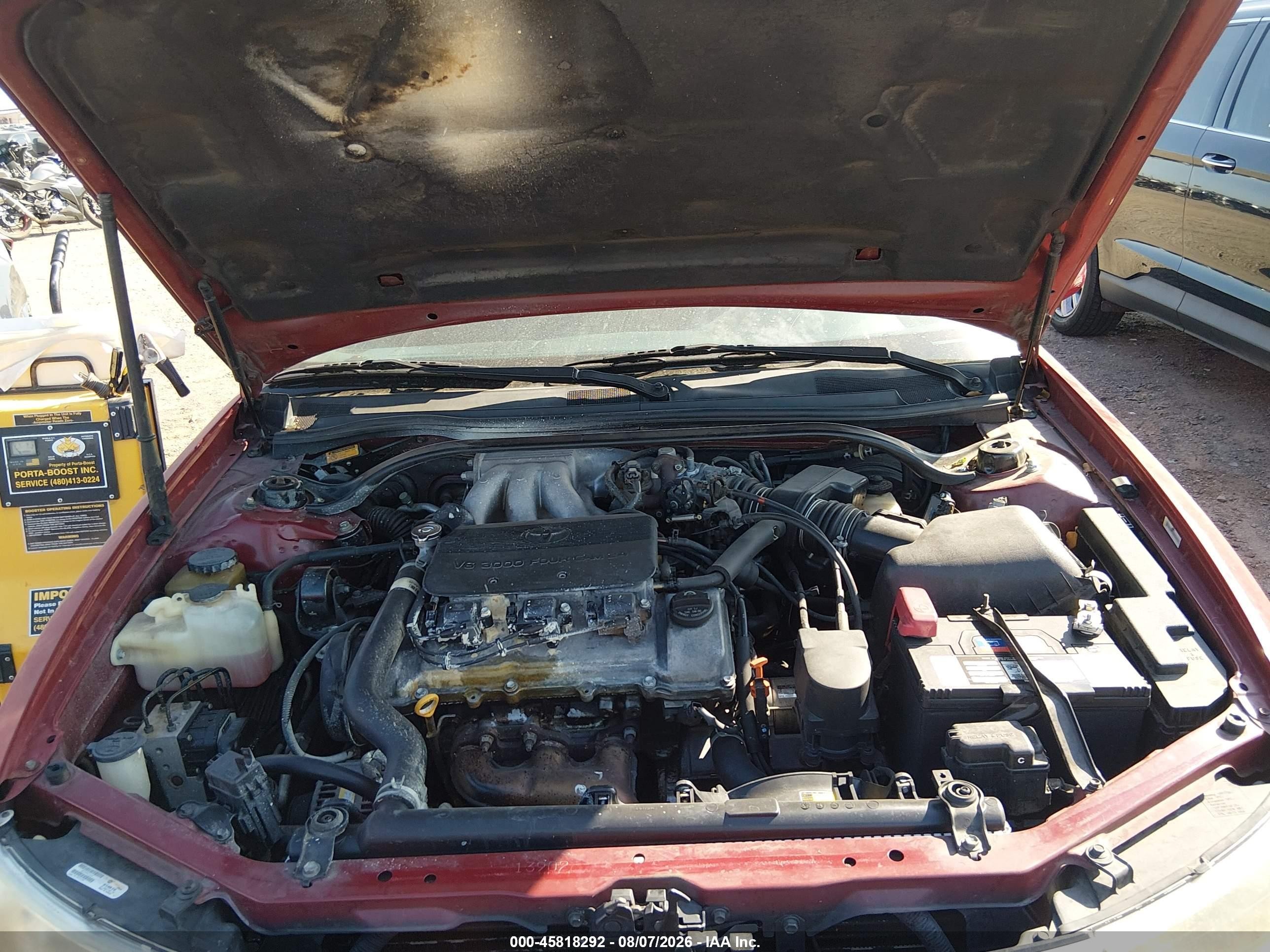2001 Toyota Camry Solara Sle V6 Red vin: 2T1CF22P11C430113