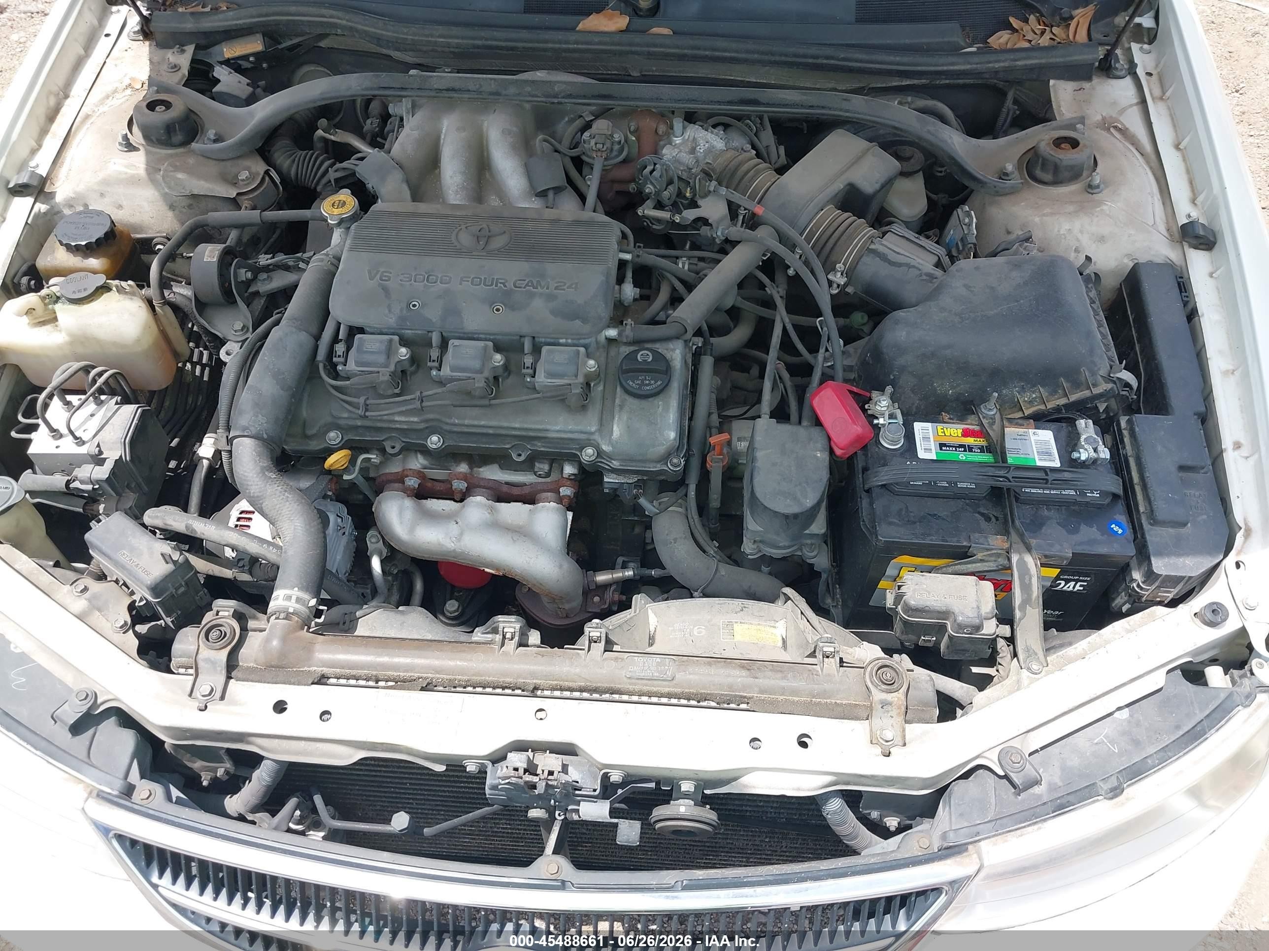 2000 Toyota Camry Solara Sle V6 White vin: 2T1CF22P1YC350563