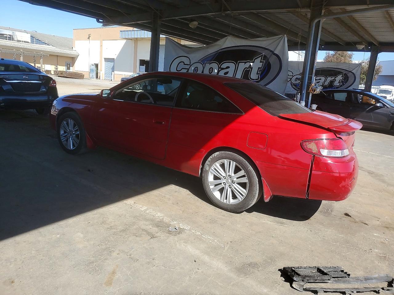 2001 Toyota Camry Solara Sle V6 Red vin: 2T1CF22P21C454811