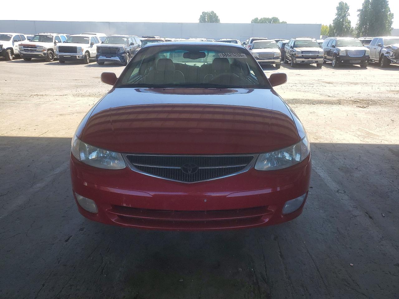 2001 Toyota Camry Solara Sle V6 Red vin: 2T1CF22P21C454811
