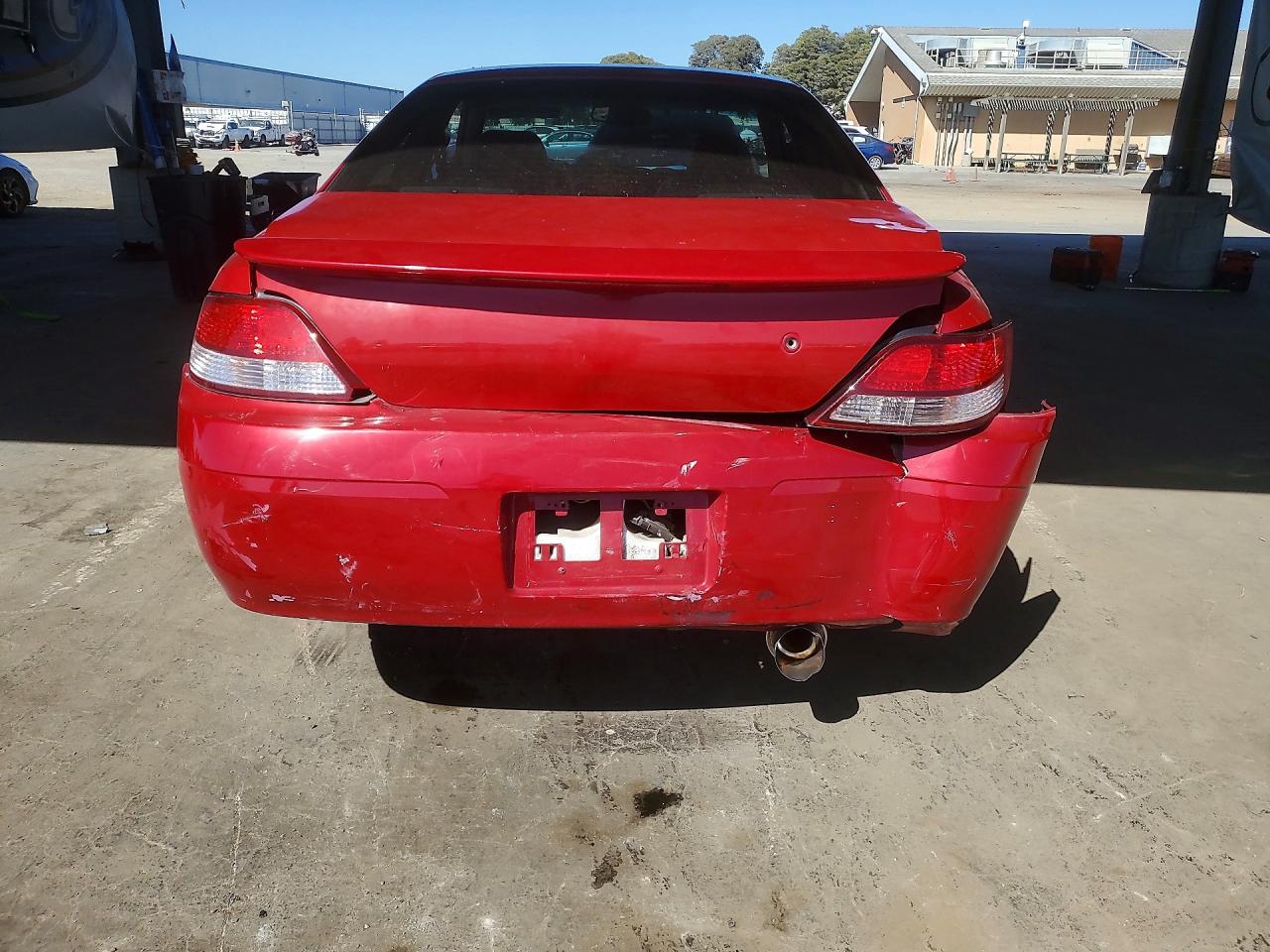 2001 Toyota Camry Solara Sle V6 Red vin: 2T1CF22P21C454811