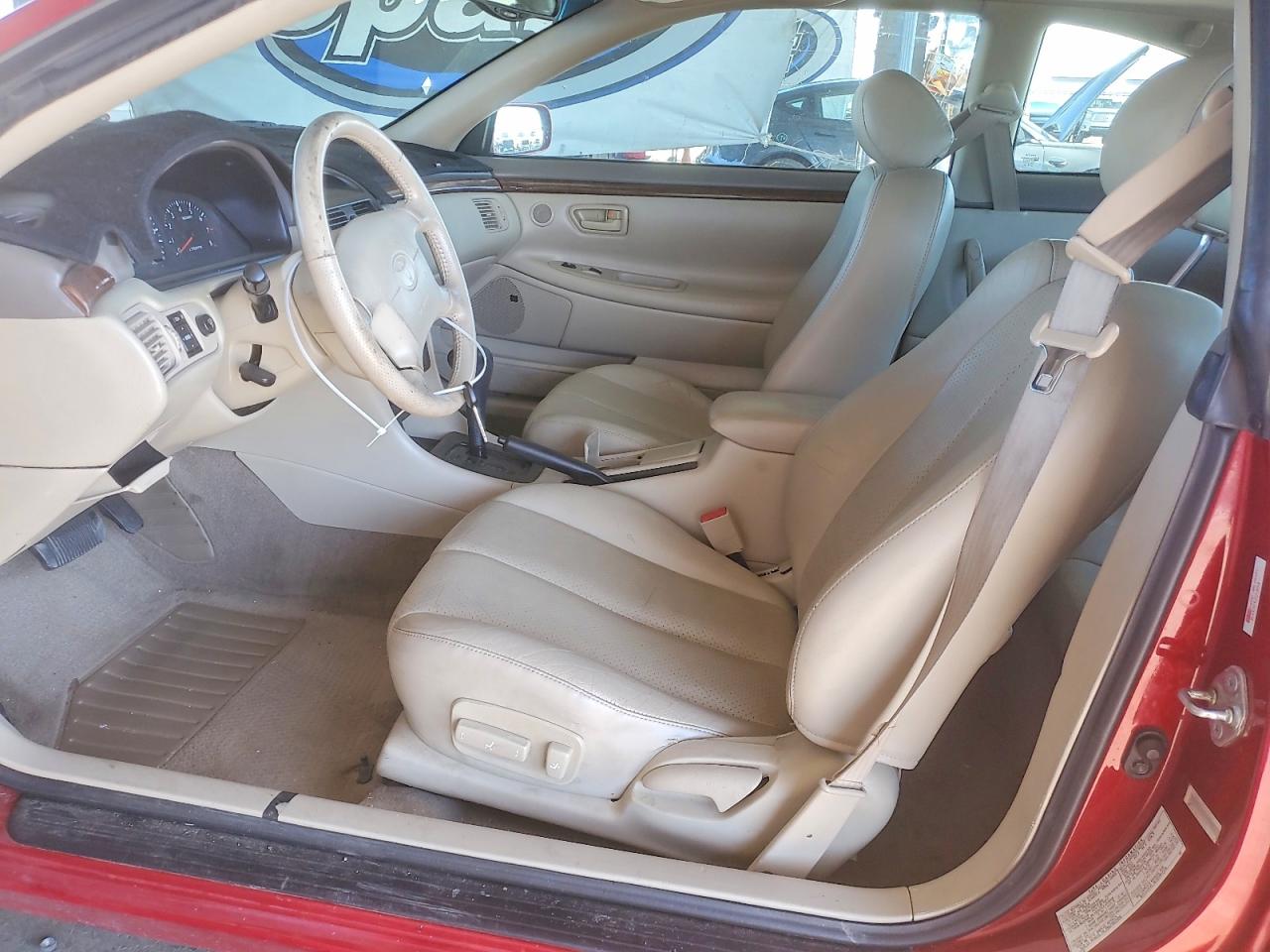 2001 Toyota Camry Solara Sle V6 Red vin: 2T1CF22P21C454811
