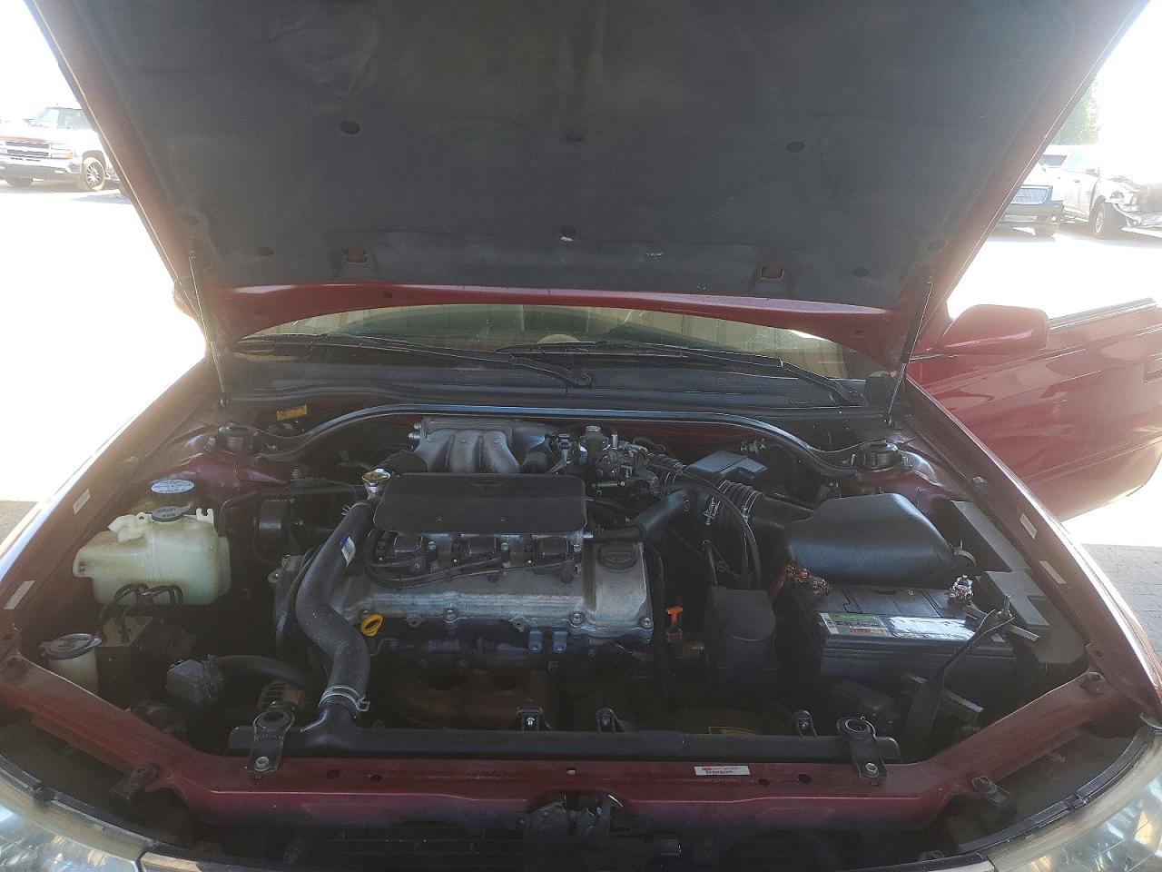 2001 Toyota Camry Solara Sle V6 Red vin: 2T1CF22P21C454811