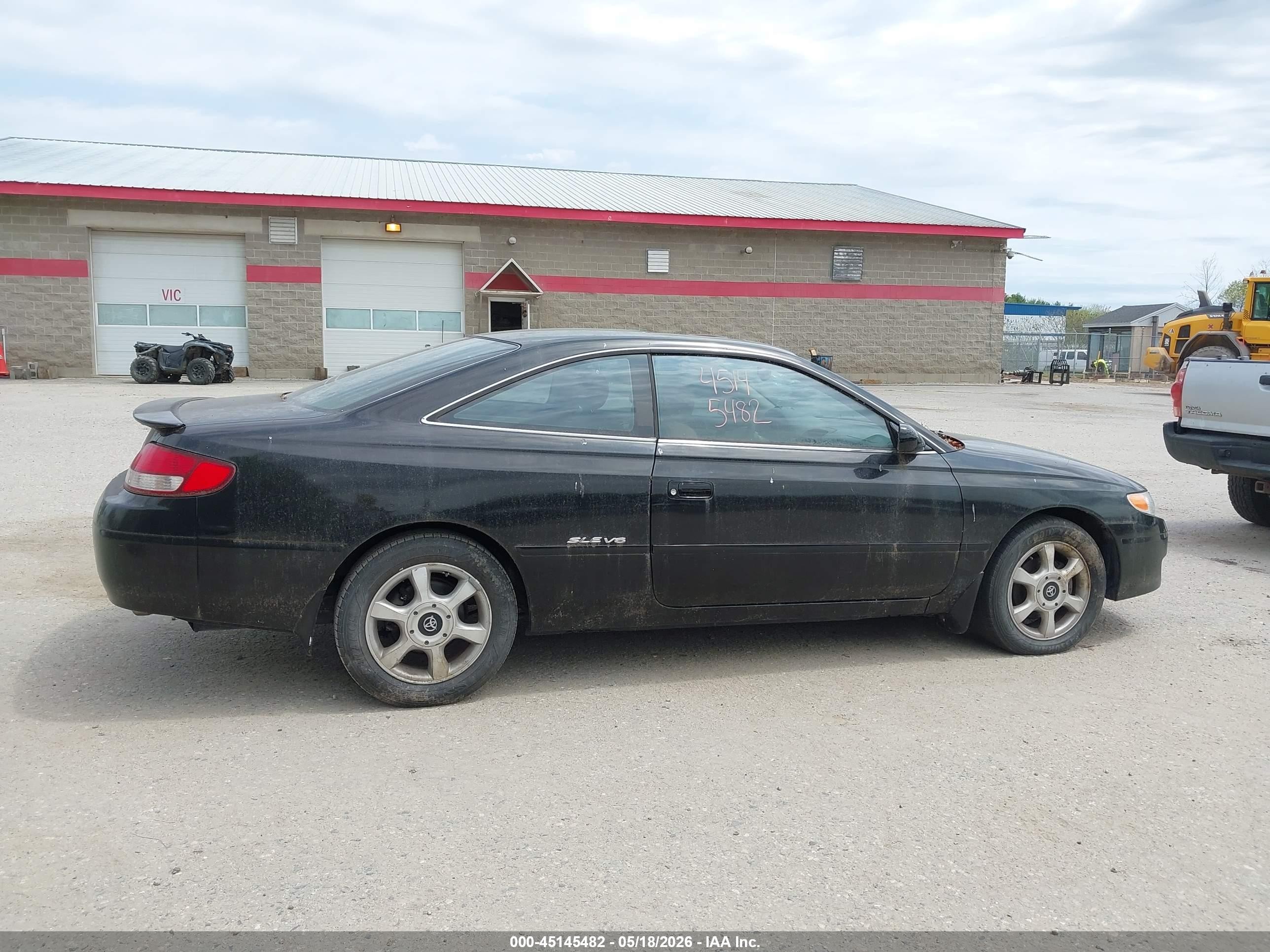 1999 Toyota Camry Solara Sle Black vin: 2T1CF22P2XC147924