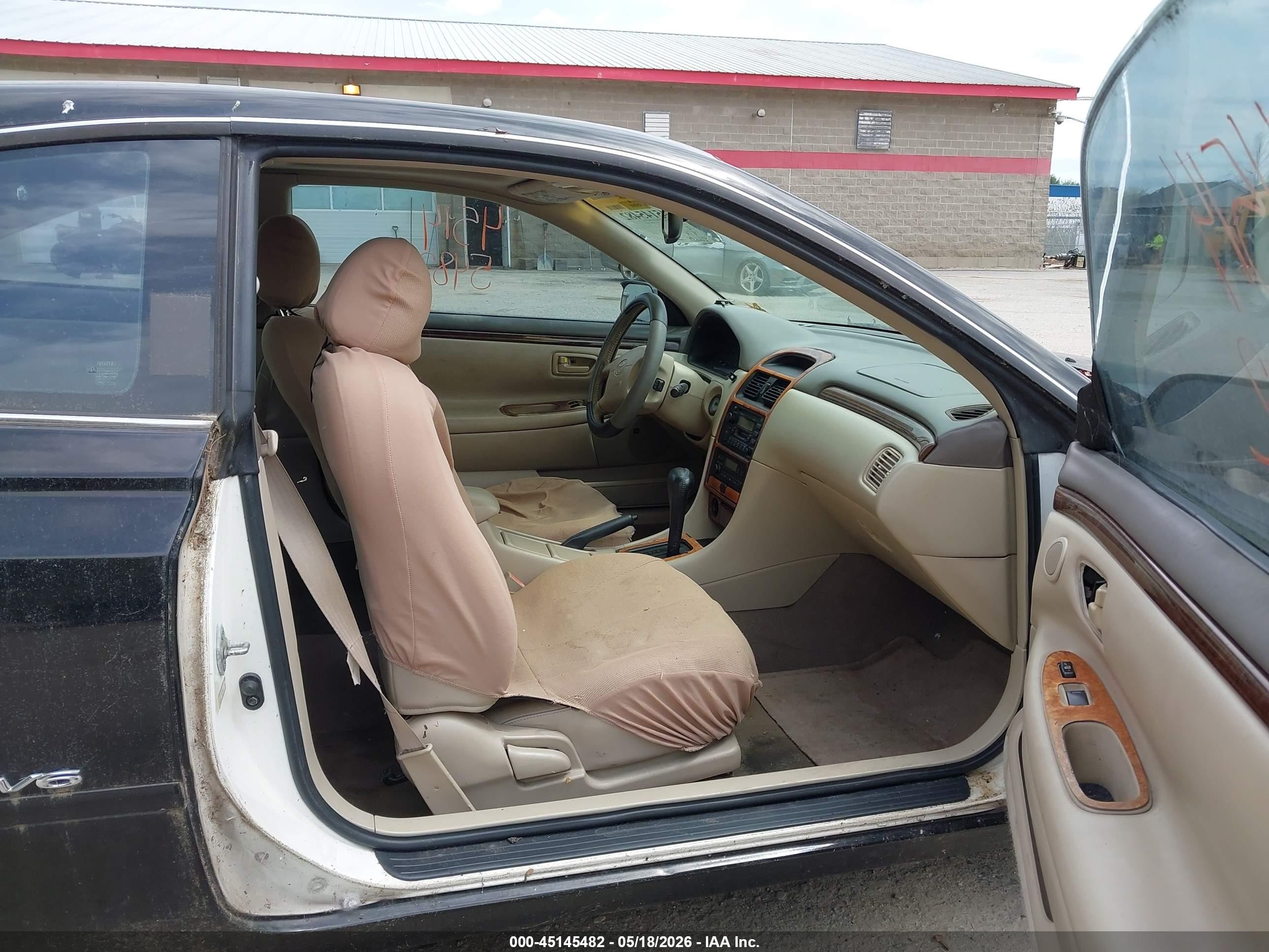 1999 Toyota Camry Solara Sle Black vin: 2T1CF22P2XC147924