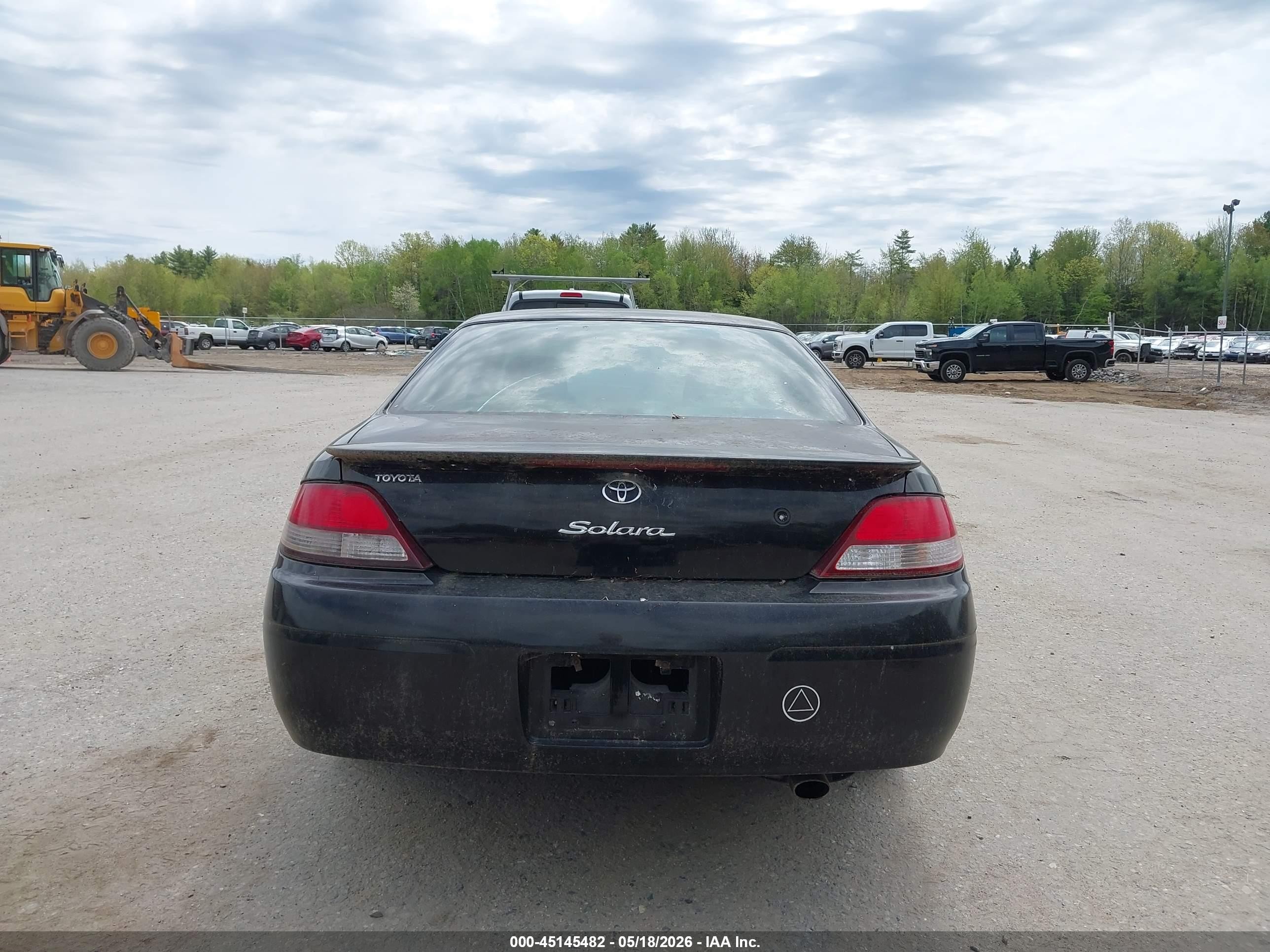 1999 Toyota Camry Solara Sle Black vin: 2T1CF22P2XC147924