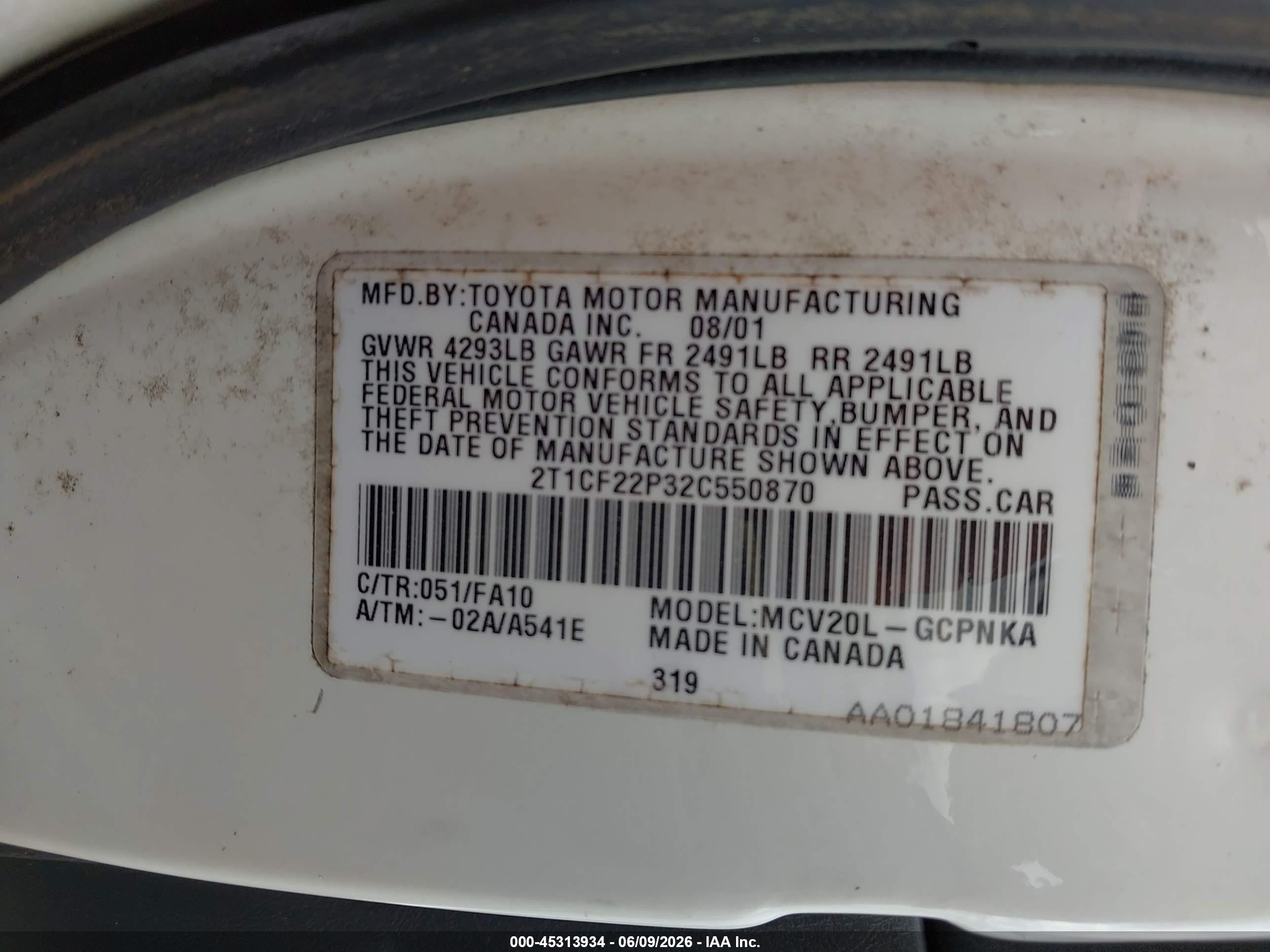 2002 Toyota Camry Solara Se V6 White vin: 2T1CF22P32C550870