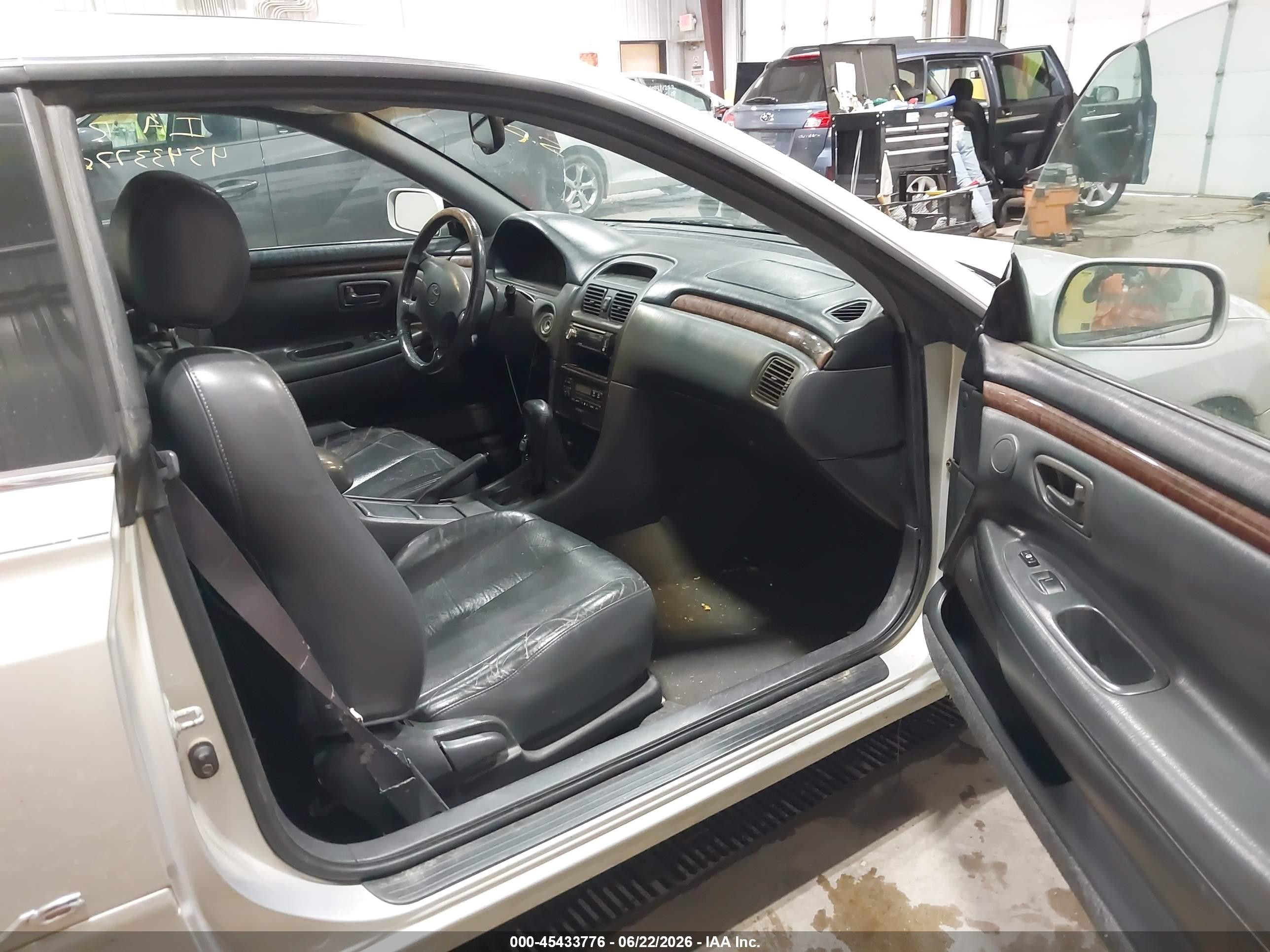 2000 Toyota Camry Solara Sle V6 Silver vin: 2T1CF22P3YC275929