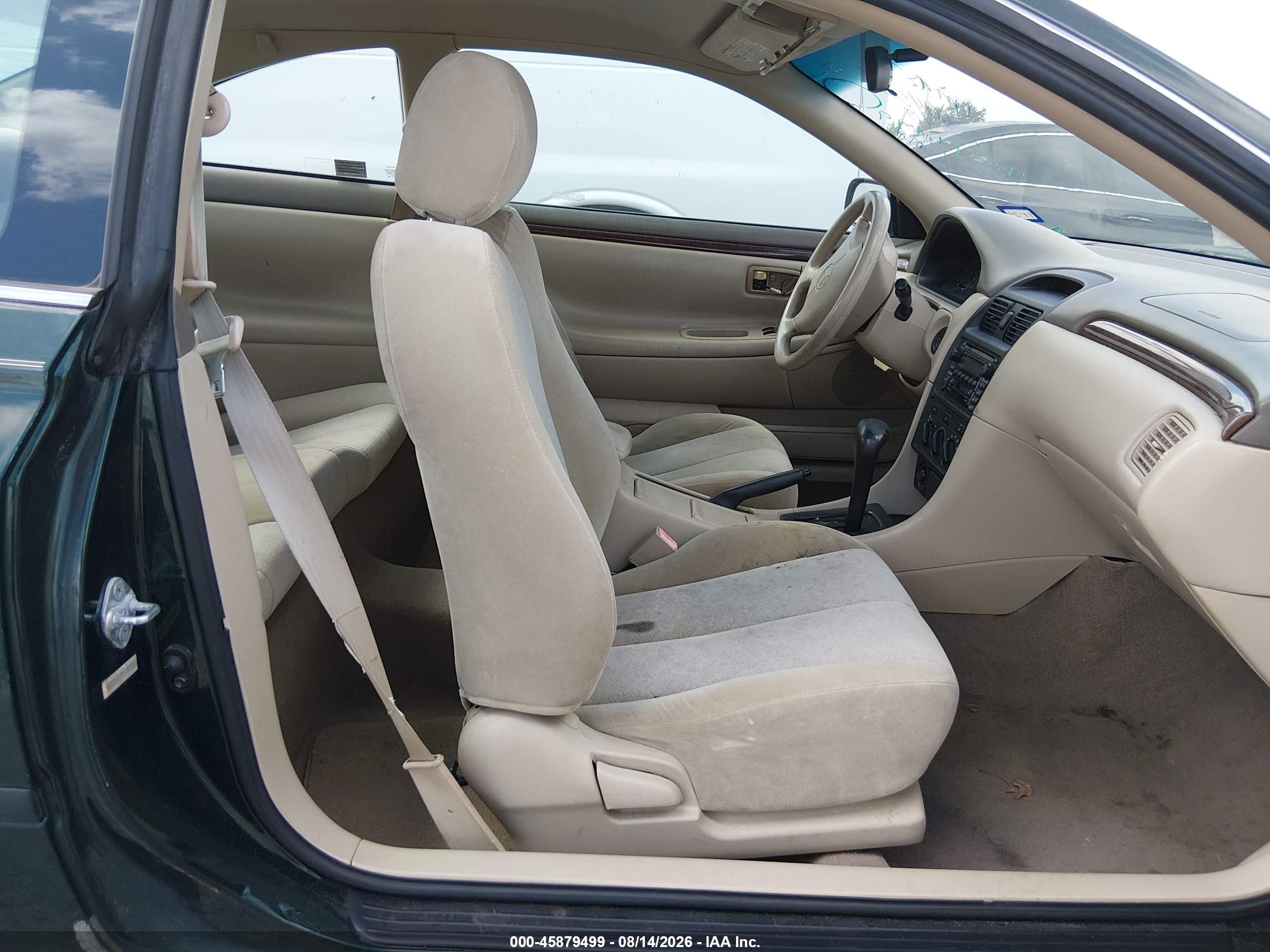 2000 Toyota Camry Solara Se V6 Green vin: 2T1CF22P3YC280435