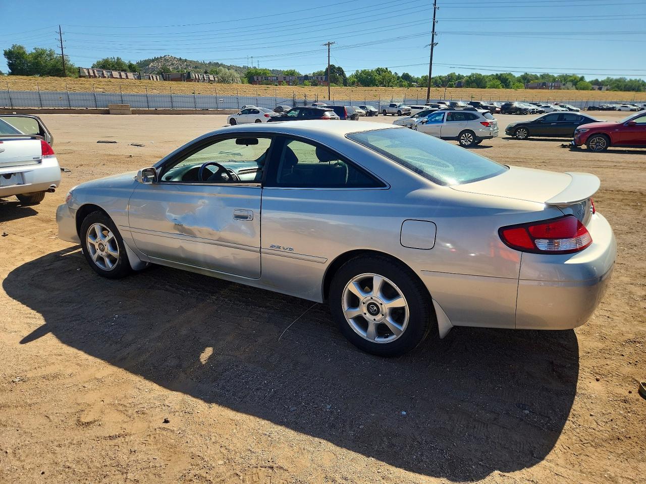 2001 Toyota Camry Solara Se V6 Silver vin: 2T1CF22P41C475191