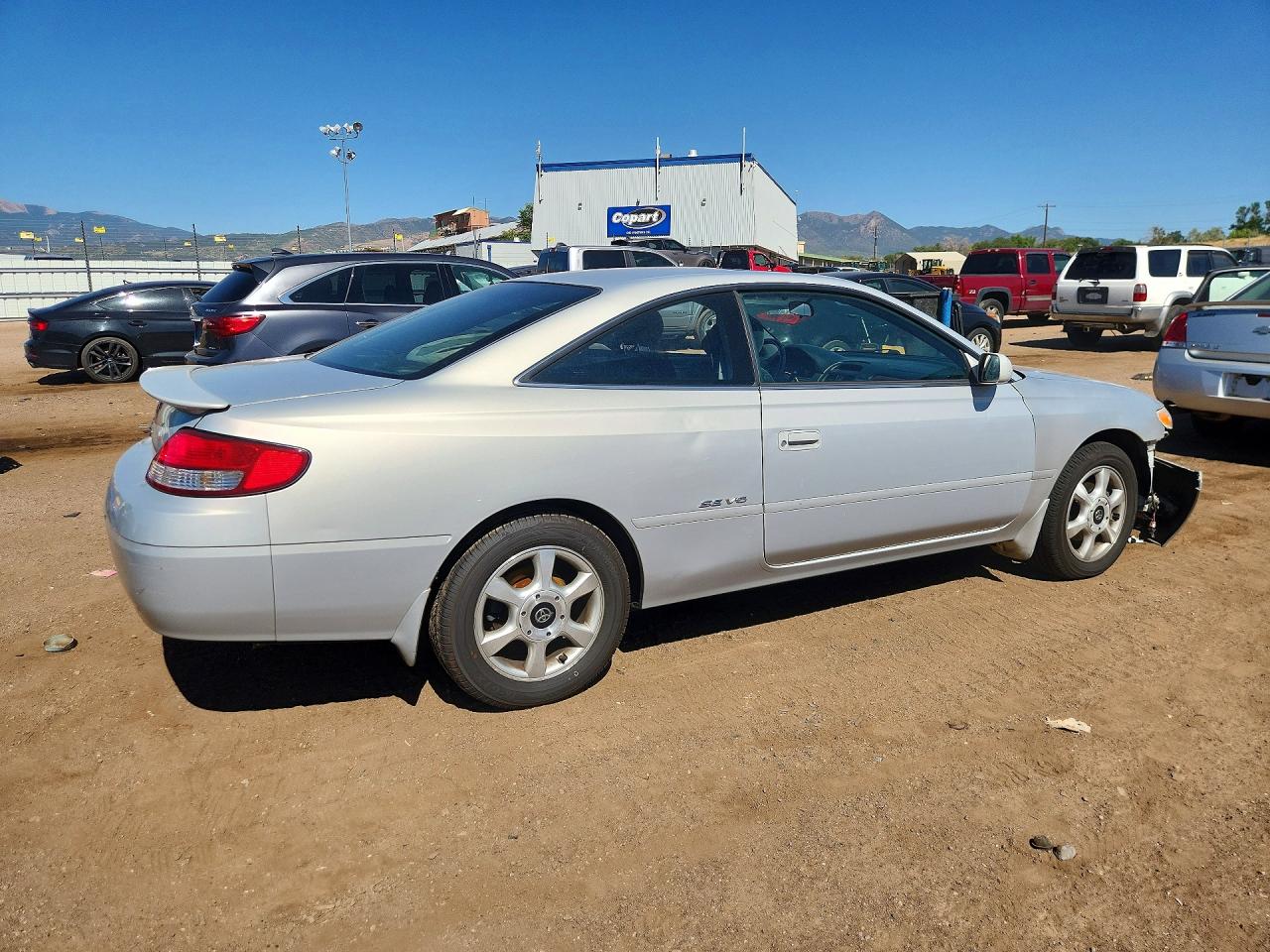 2001 Toyota Camry Solara Se V6 Silver vin: 2T1CF22P41C475191