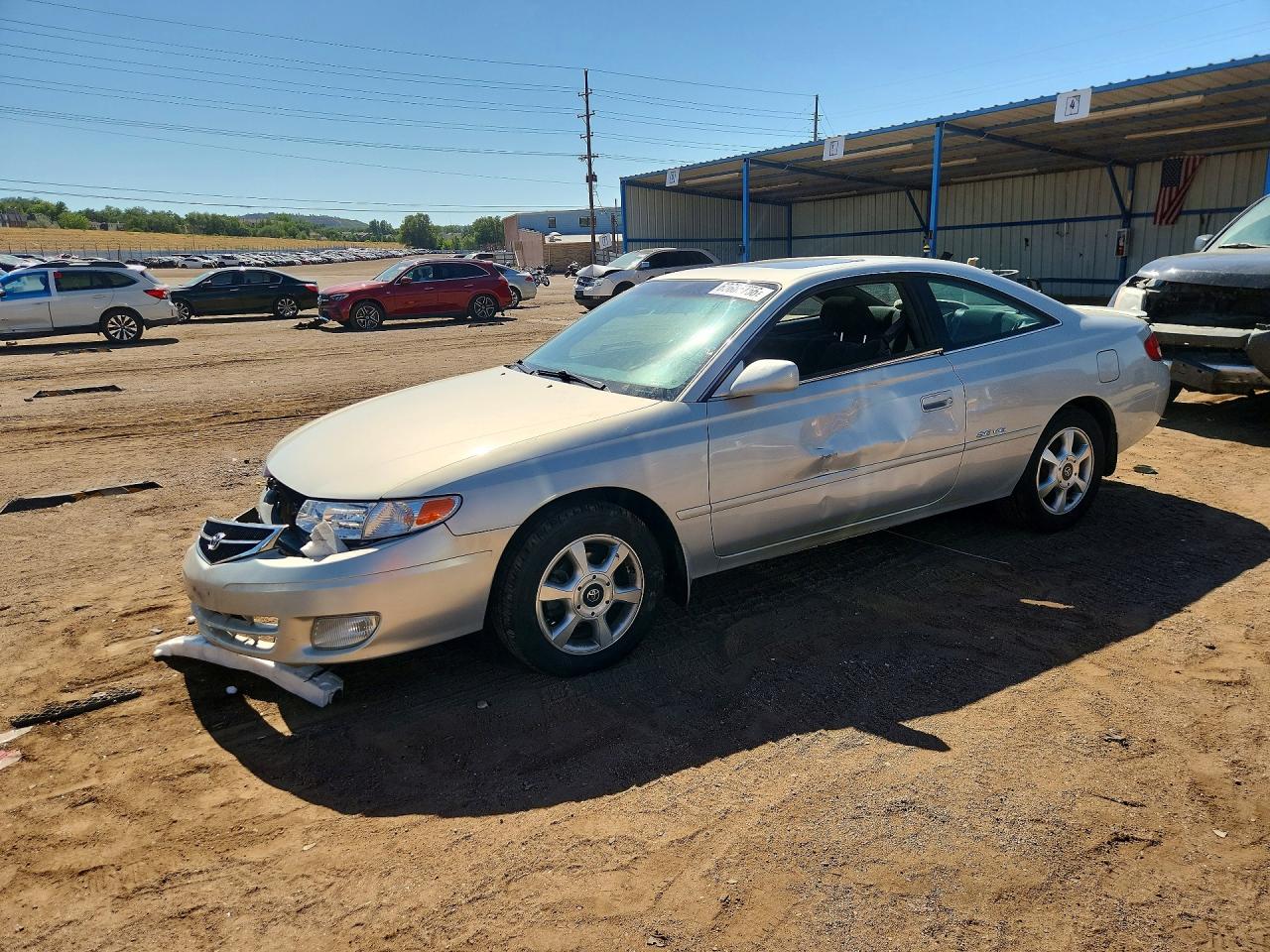 2001 Toyota Camry Solara Se V6 Silver vin: 2T1CF22P41C475191