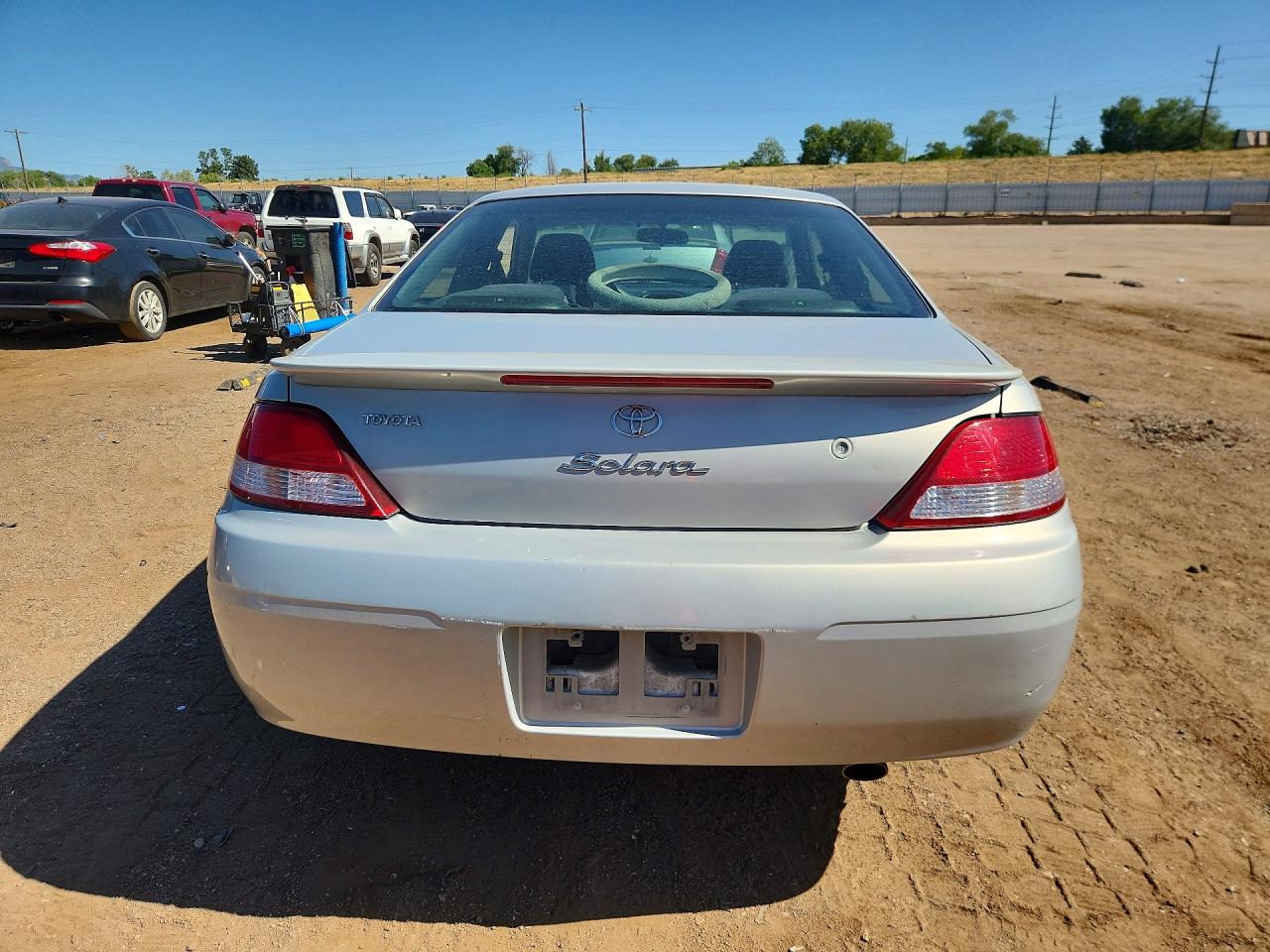 2001 Toyota Camry Solara Se V6 Silver vin: 2T1CF22P41C475191