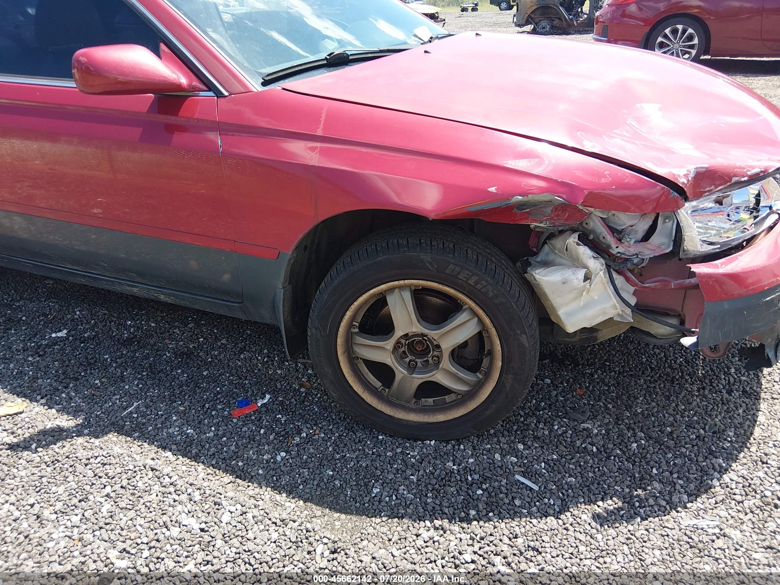2001 Toyota Camry Solara Sle V6 Red vin: 2T1CF22P41C479791