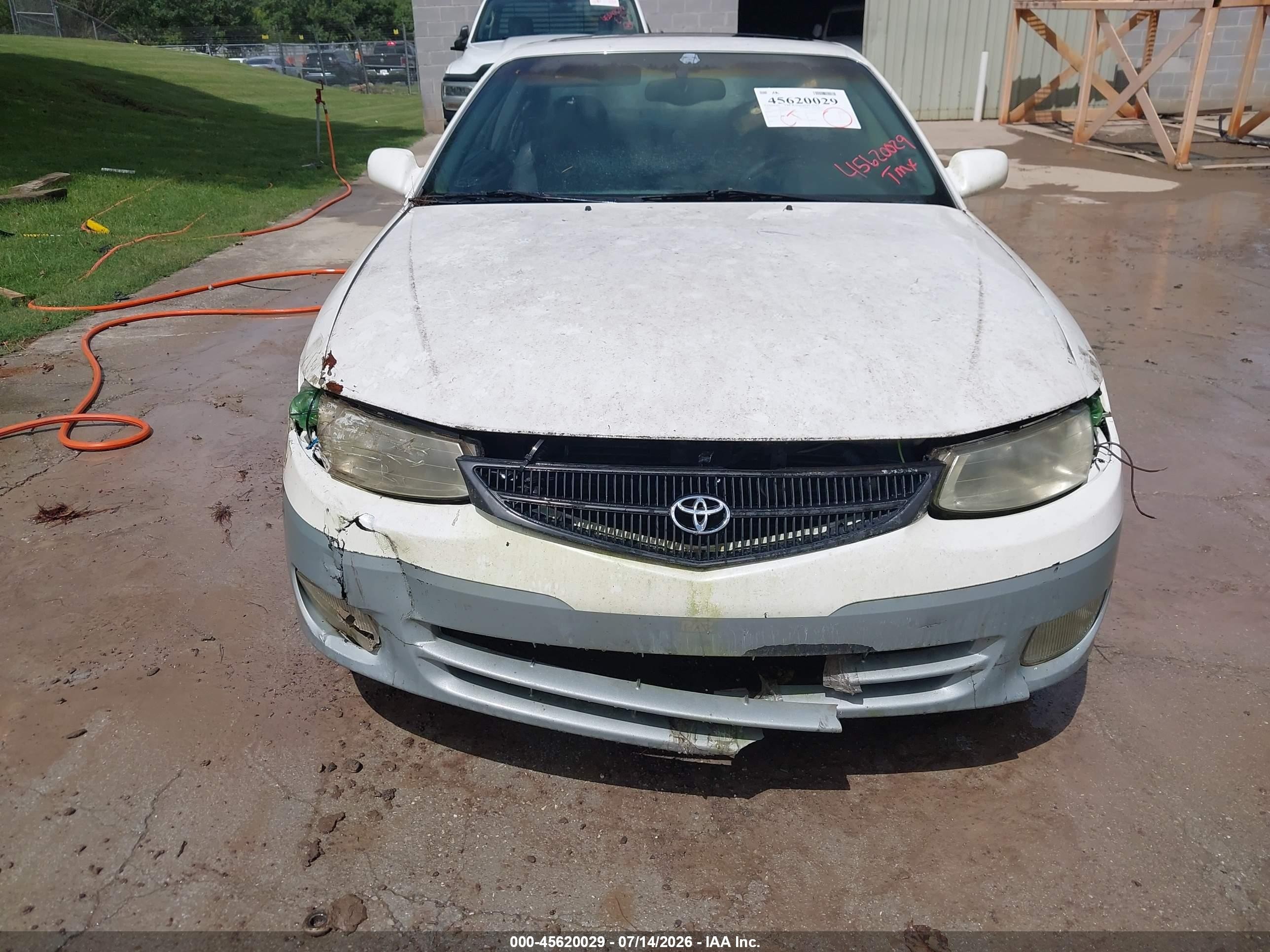 2001 Toyota Camry Solara Sle V6 White vin: 2T1CF22P41C496977