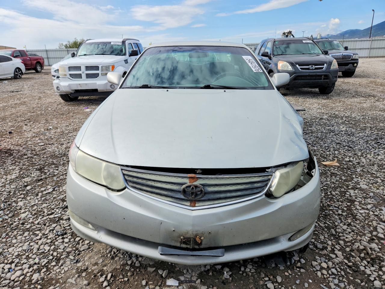 2002 Toyota Camry Solara Se V6 Silver vin: 2T1CF22P42C593386