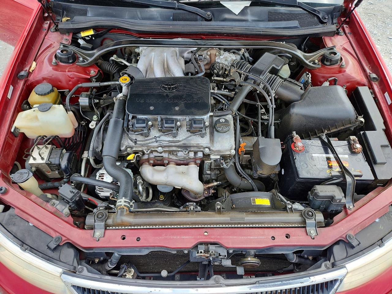 1999 Toyota Camry Solara Sle V6 Red vin: 2T1CF22P4XC177376