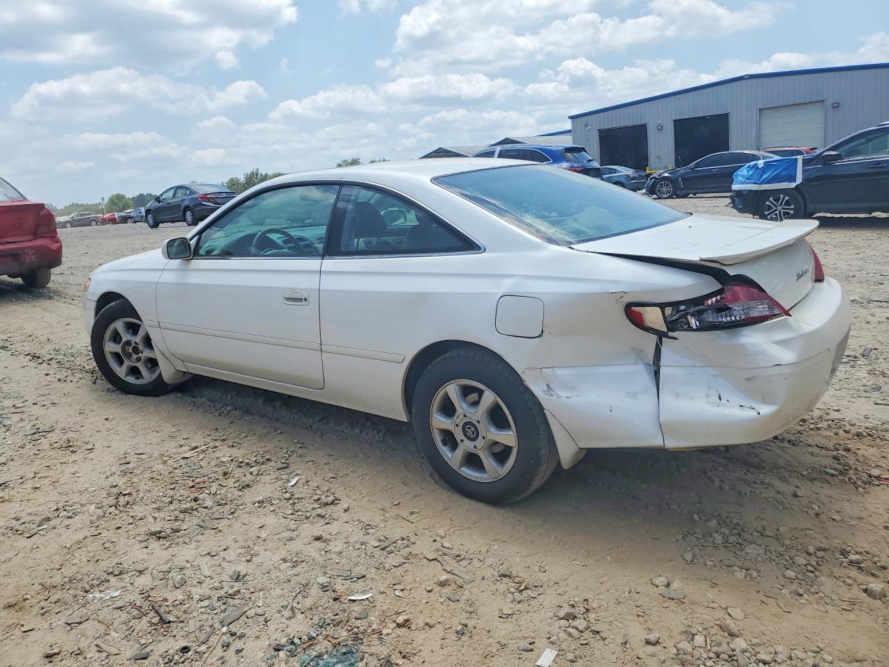 1999 Toyota Camry Solara Sle V6 White vin: 2T1CF22P4XC225071