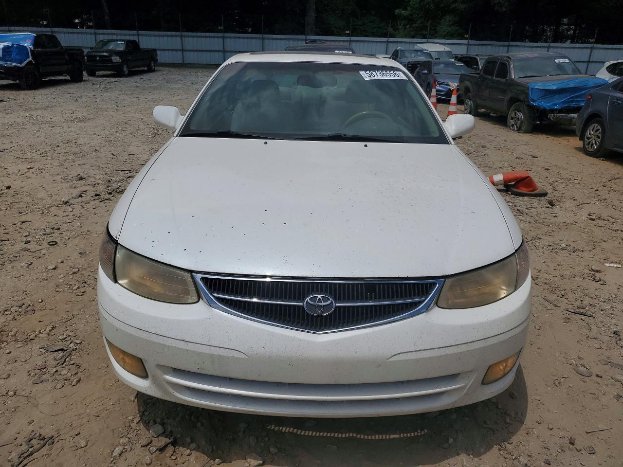 1999 Toyota Camry Solara Sle V6 White vin: 2T1CF22P4XC225071