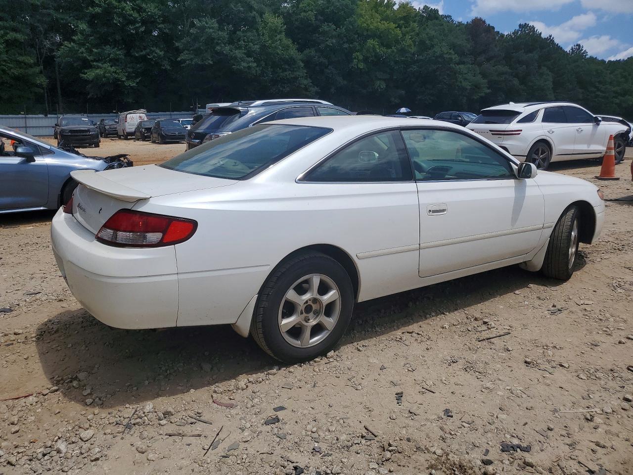 1999 Toyota Camry Solara Sle V6 White vin: 2T1CF22P4XC225071
