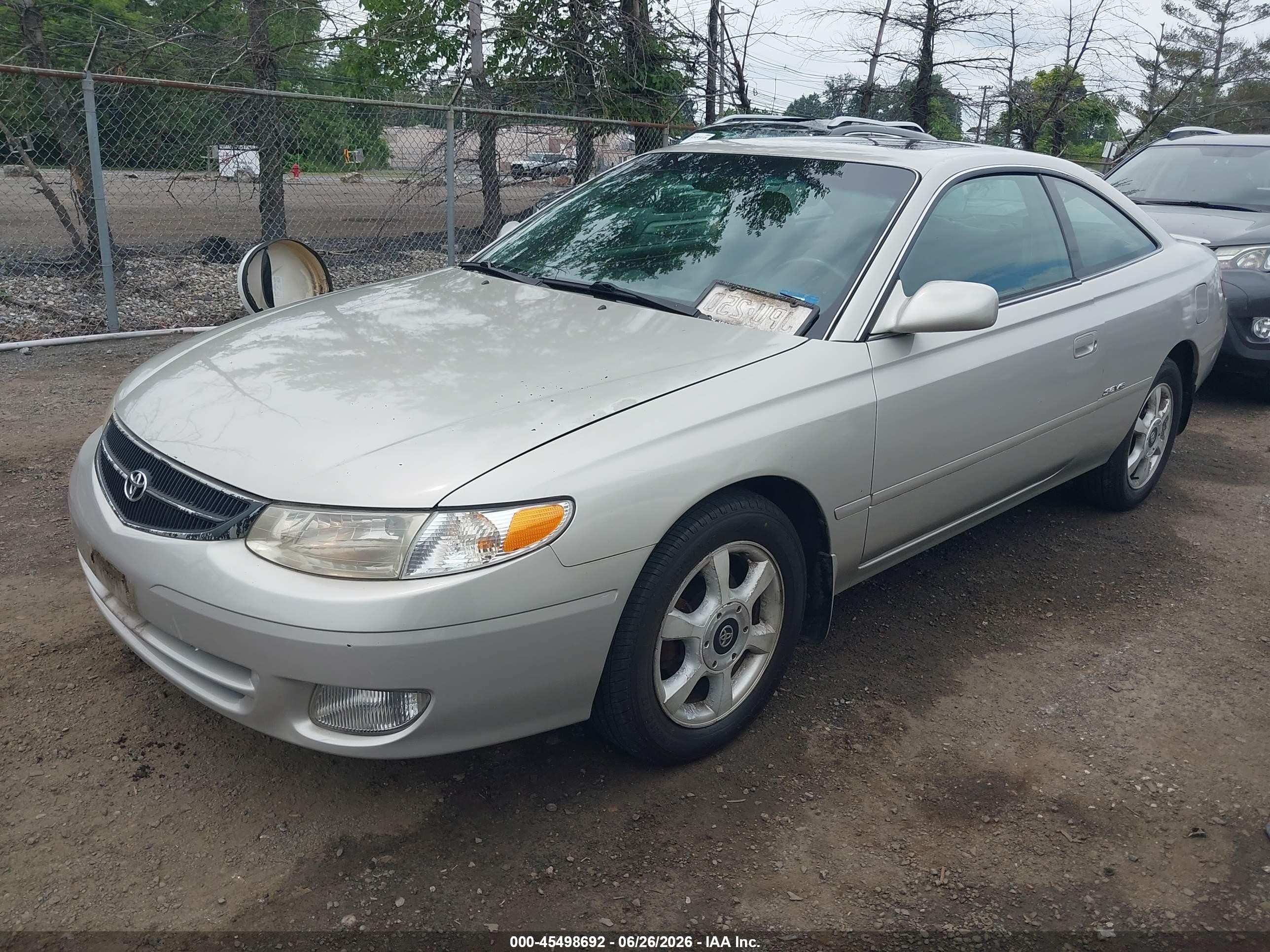 2000 Toyota Camry Solara Se V6 Tan vin: 2T1CF22P4YC277382