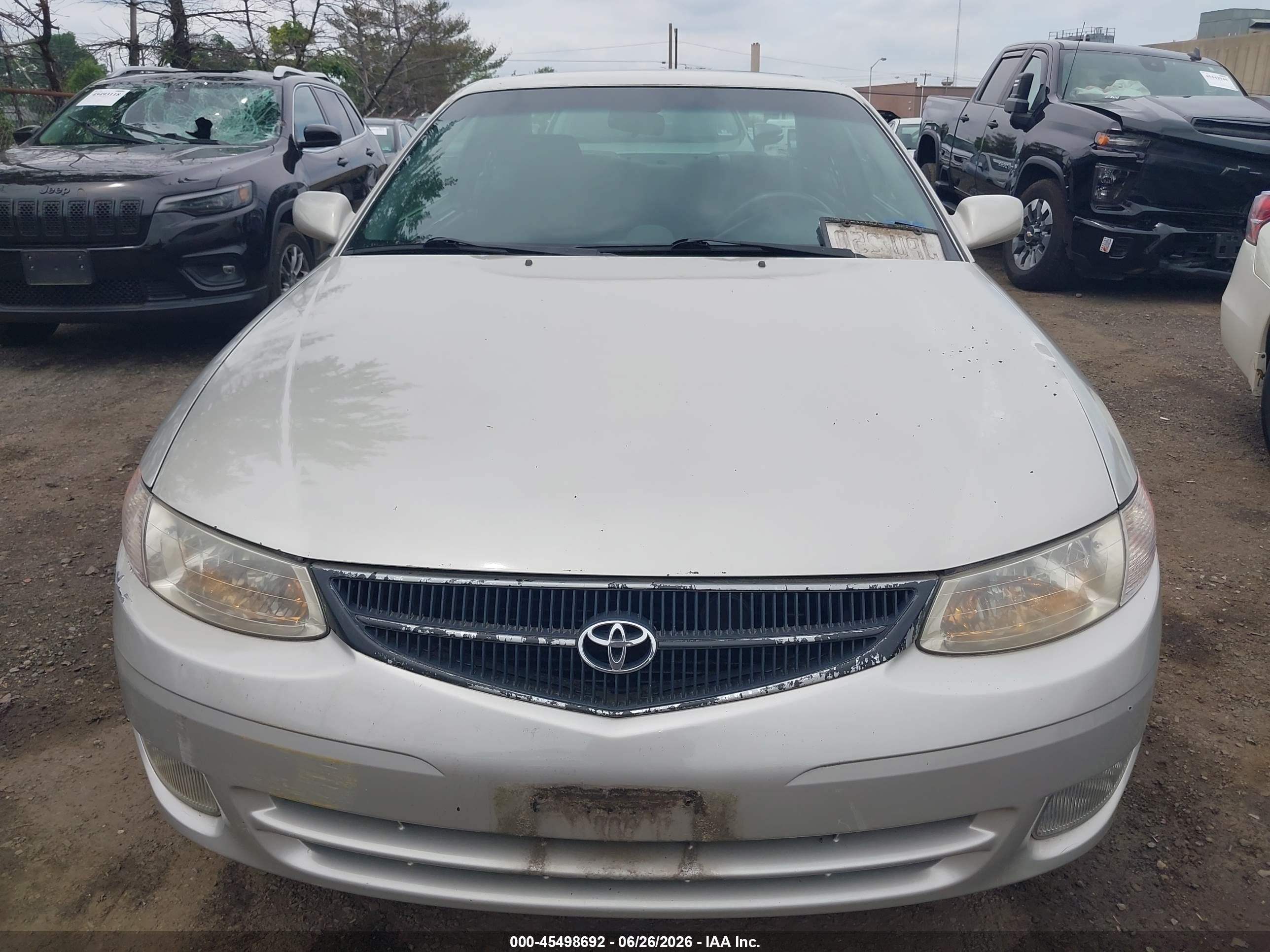 2000 Toyota Camry Solara Se V6 Tan vin: 2T1CF22P4YC277382