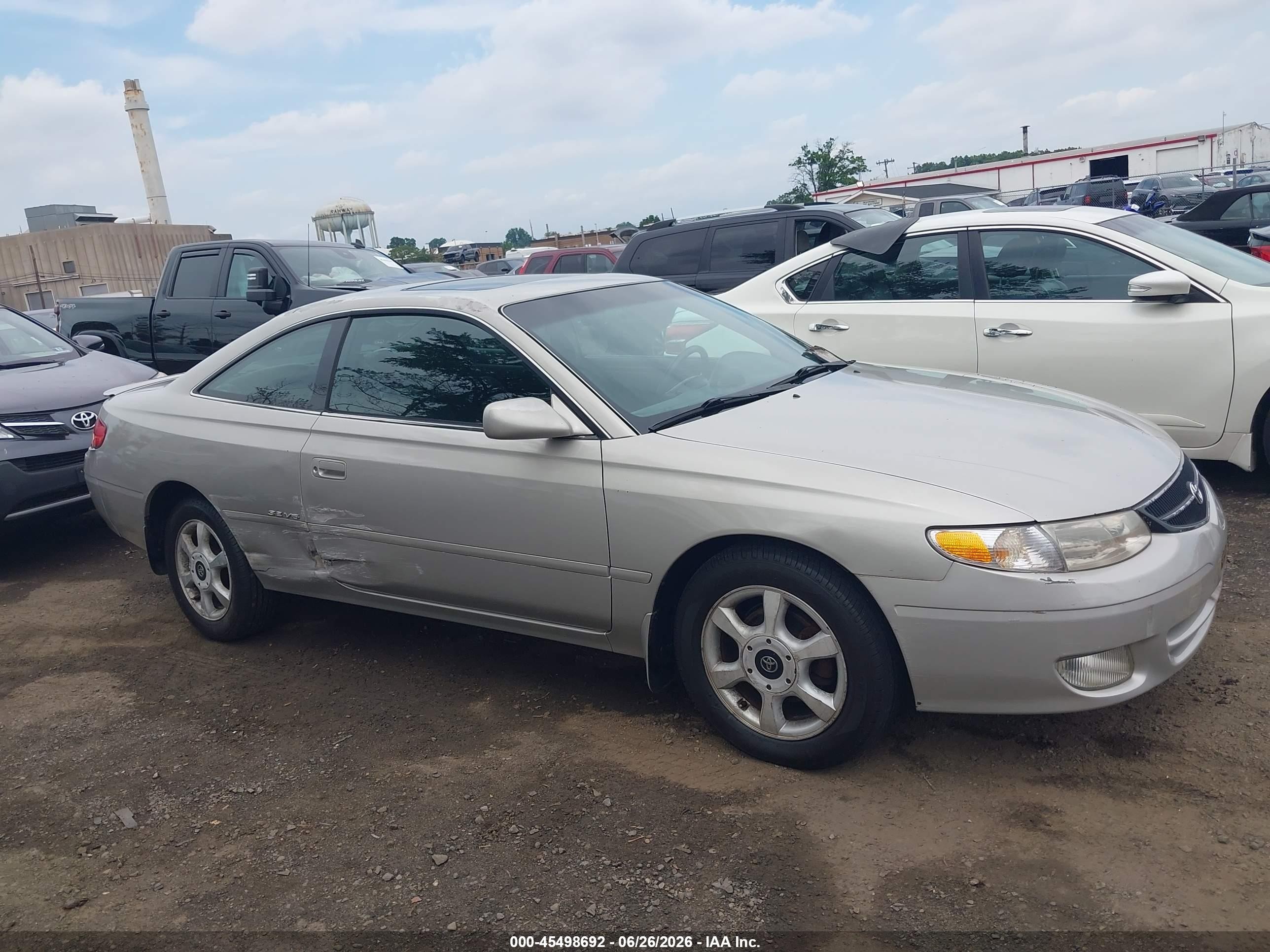 2000 Toyota Camry Solara Se V6 Tan vin: 2T1CF22P4YC277382