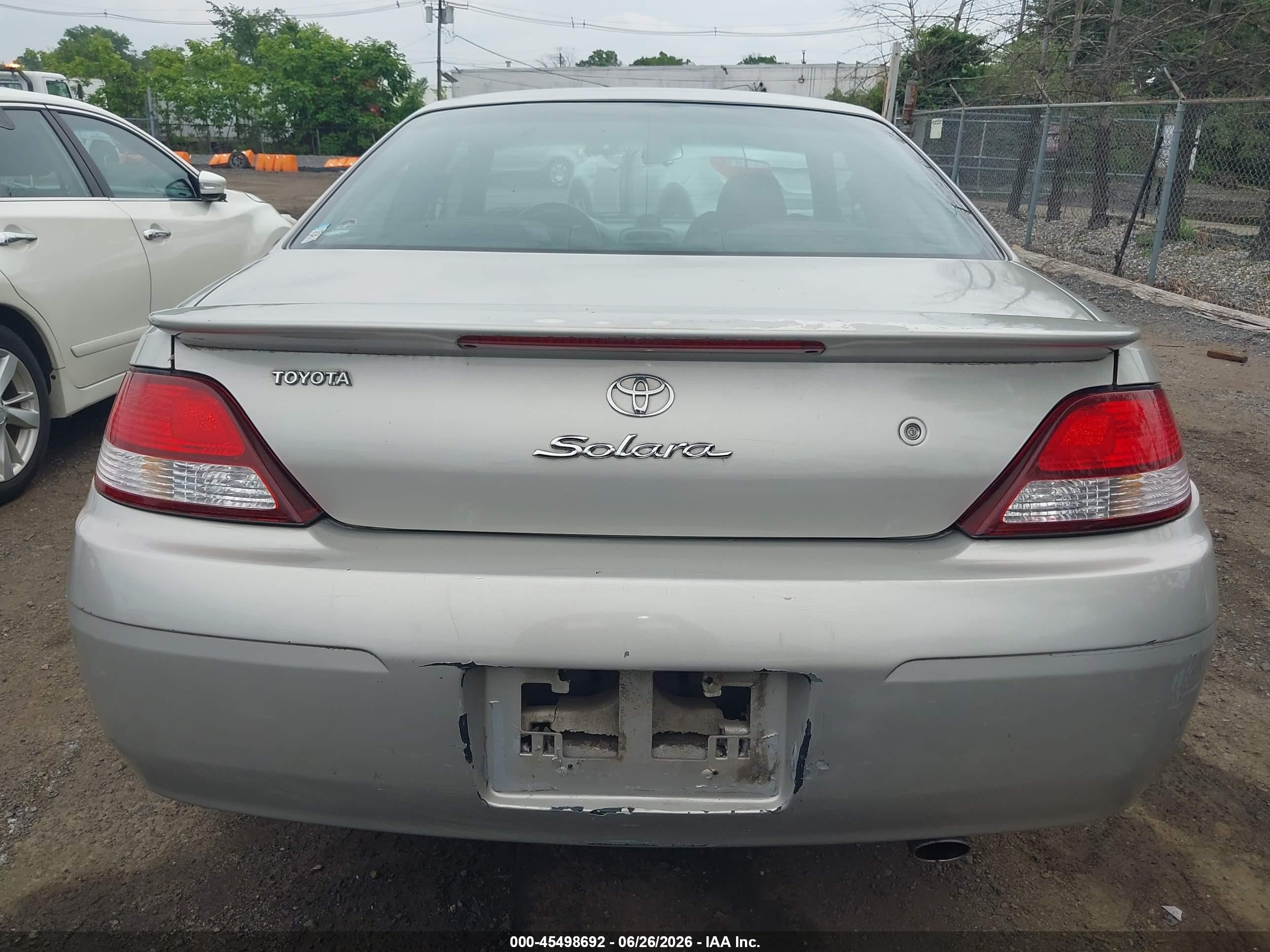 2000 Toyota Camry Solara Se V6 Tan vin: 2T1CF22P4YC277382