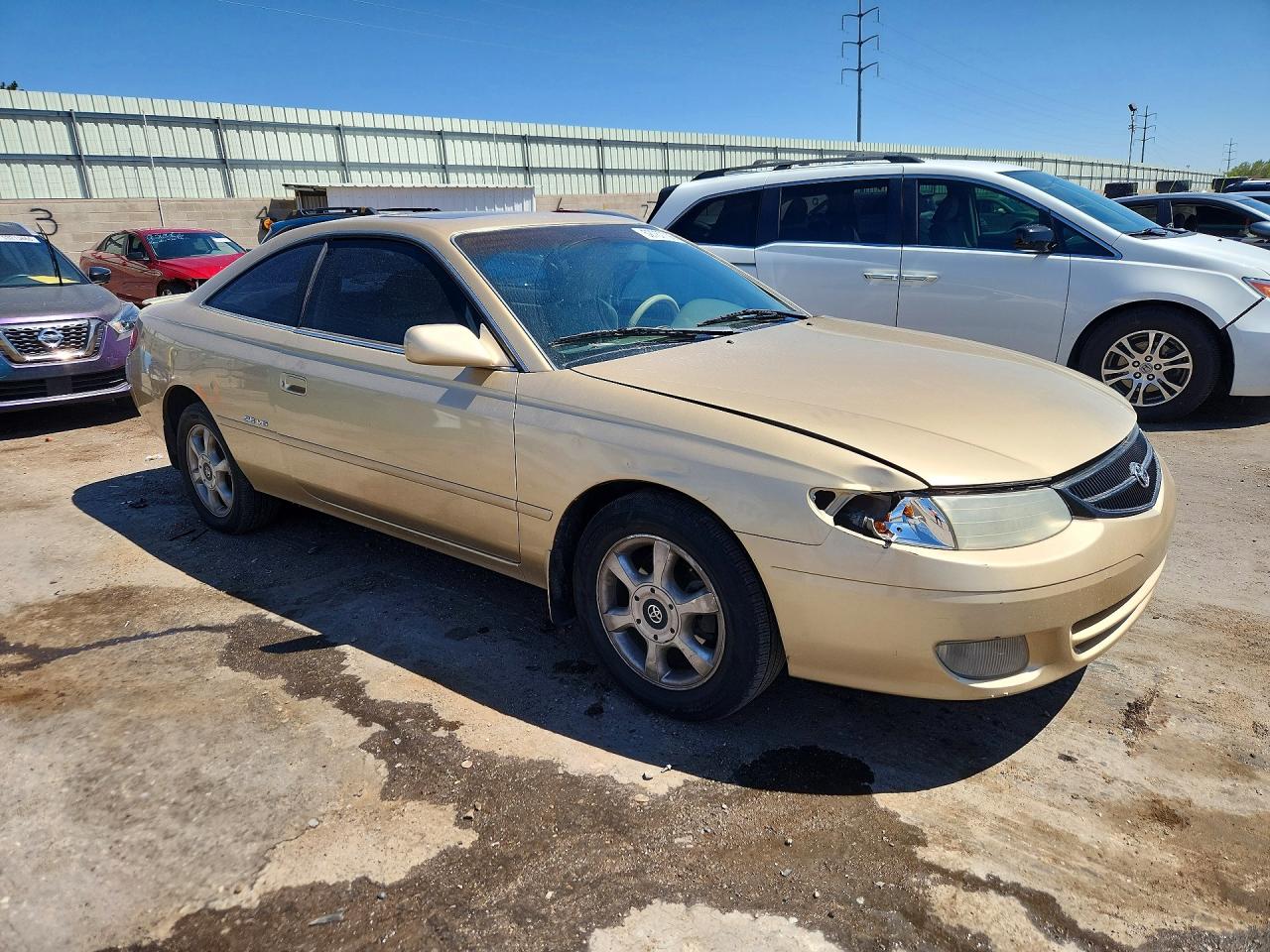 2000 Toyota Camry Solara Se V6 Gold vin: 2T1CF22P4YC416765