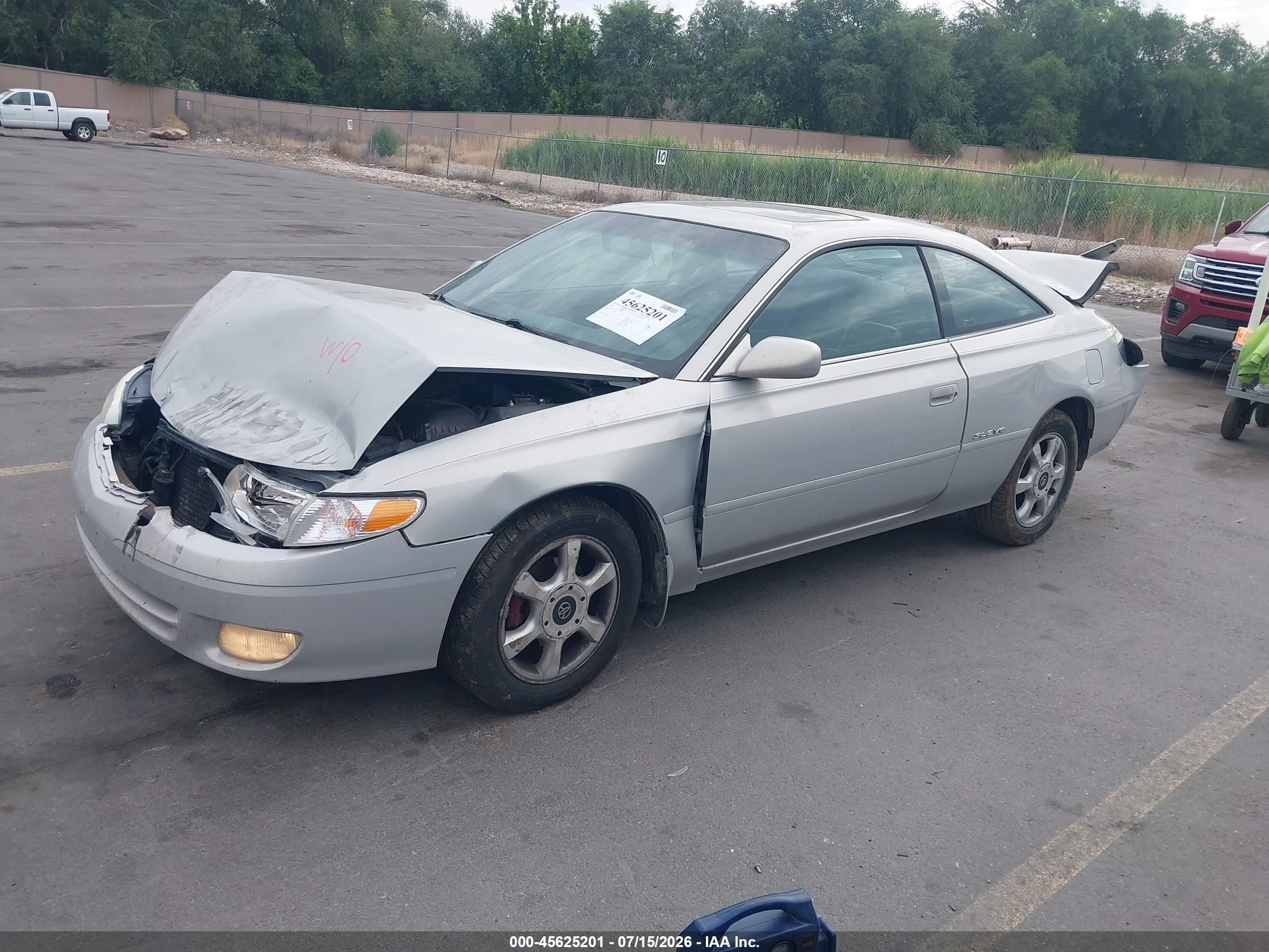 2001 Toyota Camry Solara Sle V6 Серый vin: 2T1CF22P51C453118
