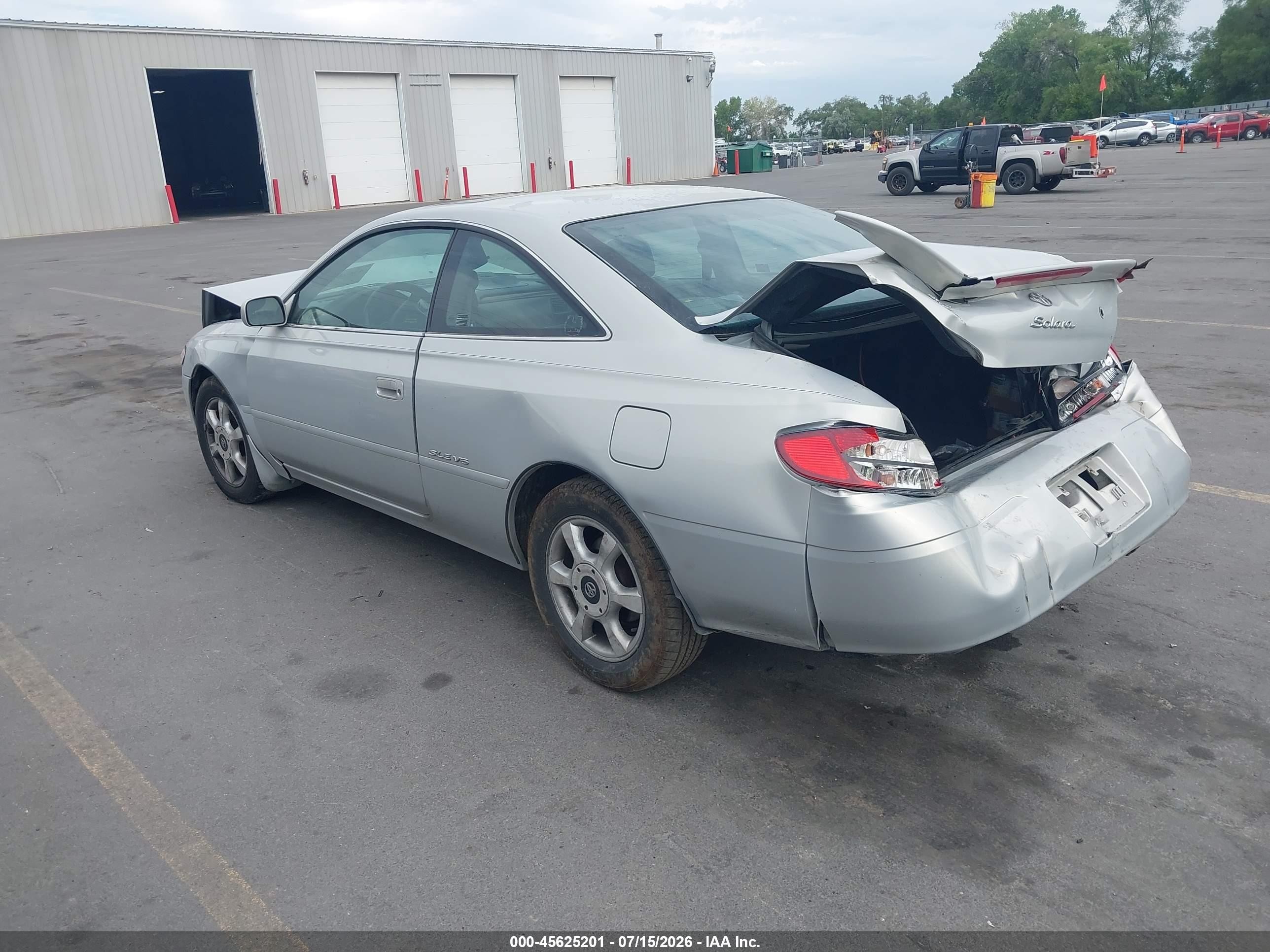2001 Toyota Camry Solara Sle V6 Серый vin: 2T1CF22P51C453118