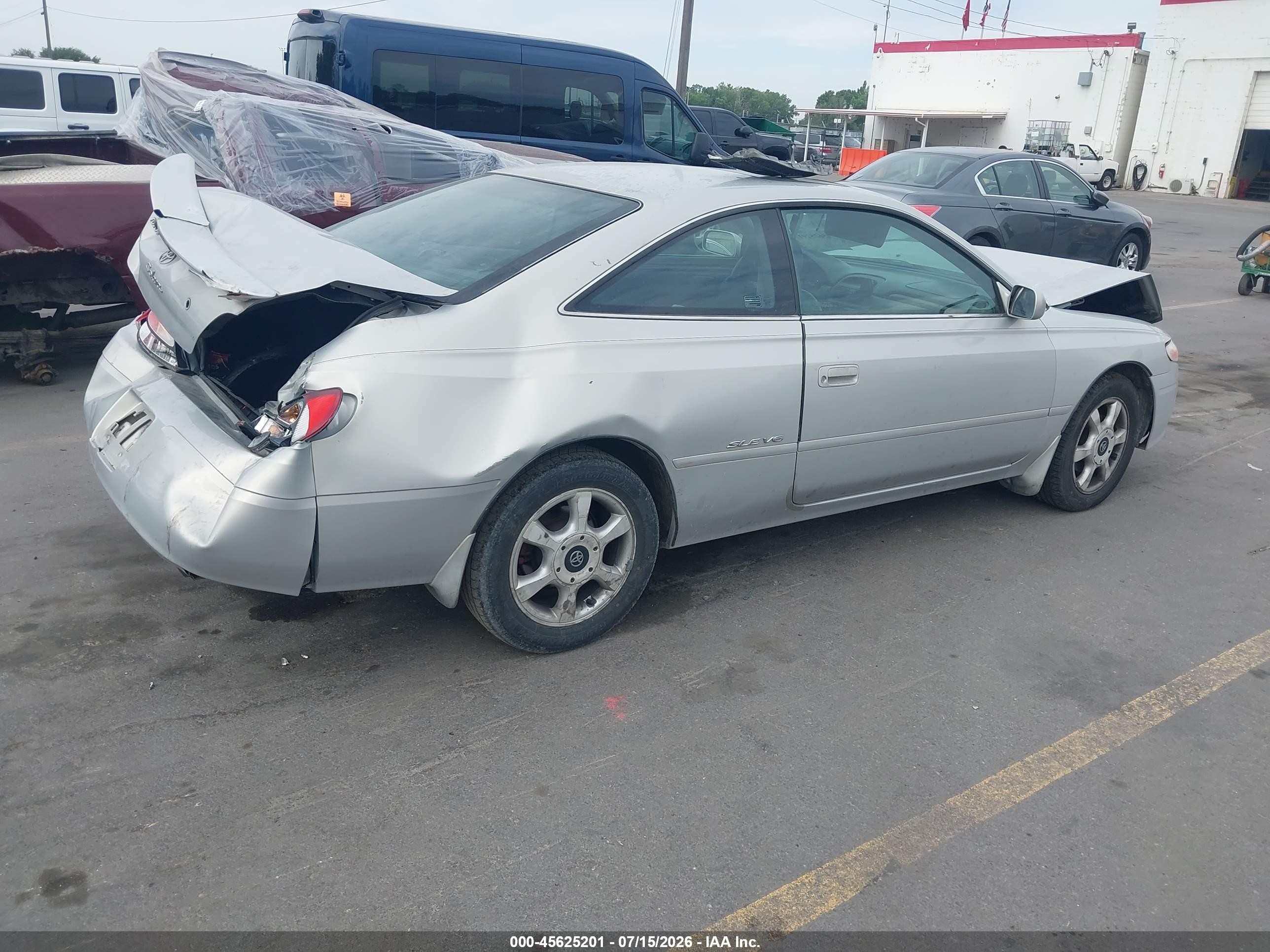 2001 Toyota Camry Solara Sle V6 Серый vin: 2T1CF22P51C453118