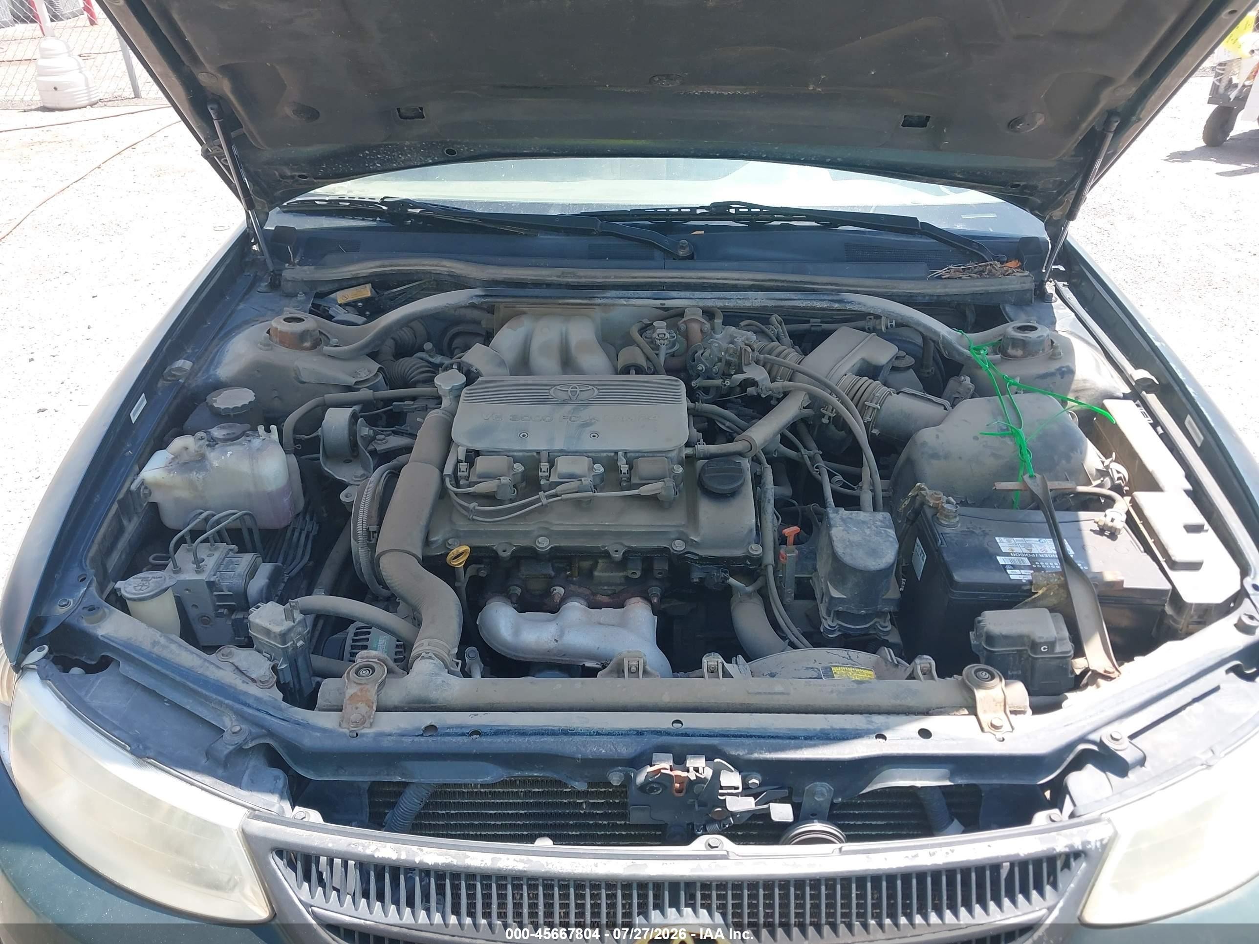 1999 Toyota Camry Solara Sle Green vin: 2T1CF22P5XC245801
