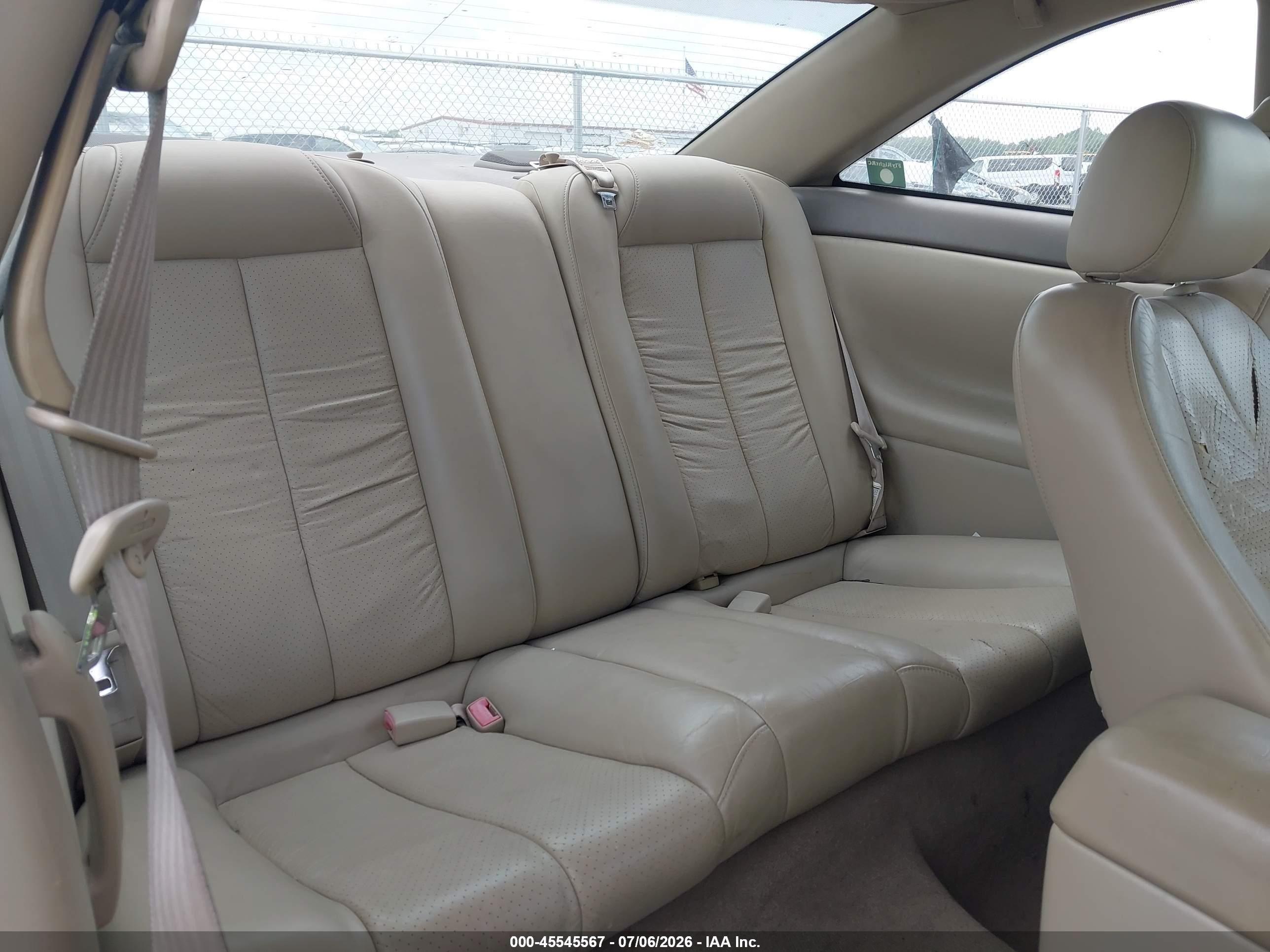 1999 Toyota Camry Solara Sle White vin: 2T1CF22P5XC256961