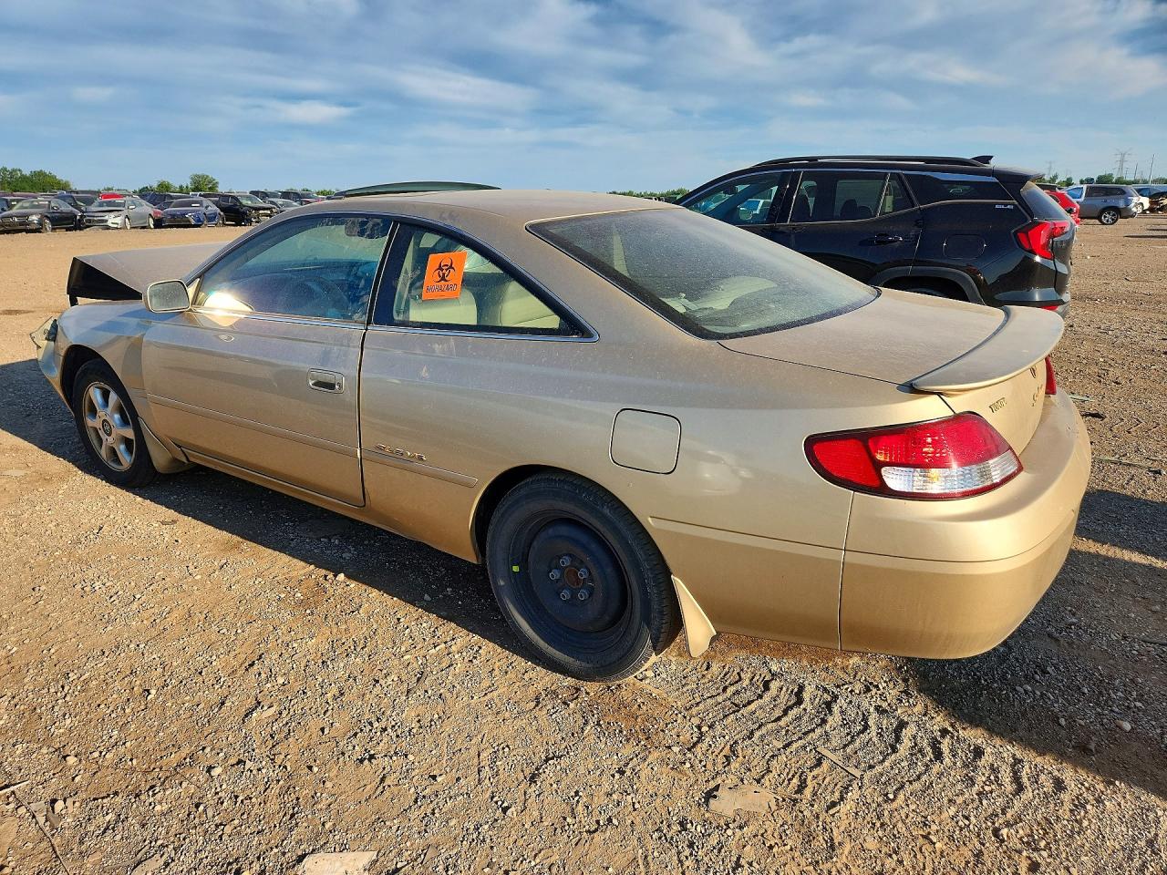 2001 Toyota Camry Solara Sle V6 Золотой vin: 2T1CF22P71C450625