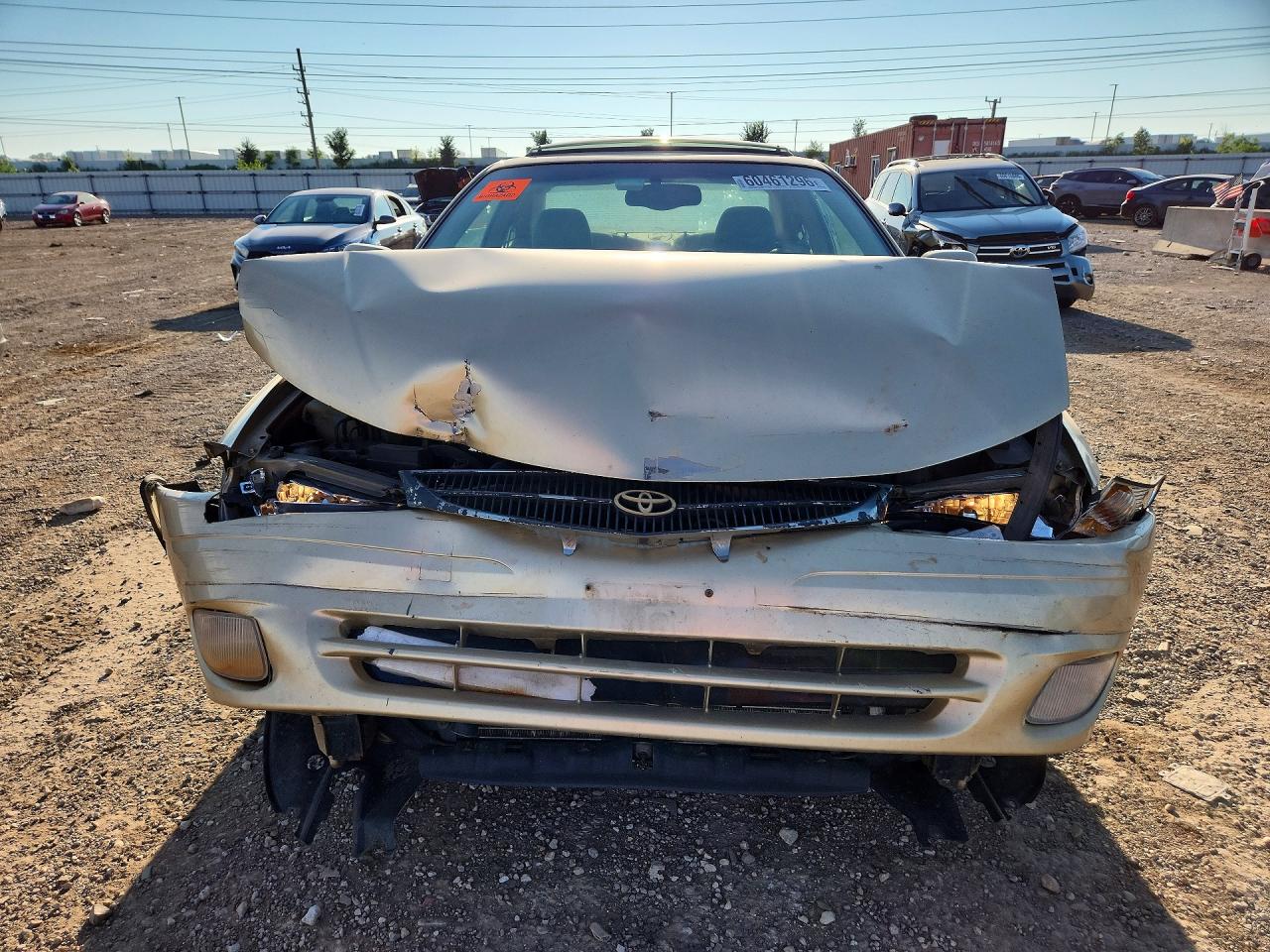 2001 Toyota Camry Solara Sle V6 Золотой vin: 2T1CF22P71C450625