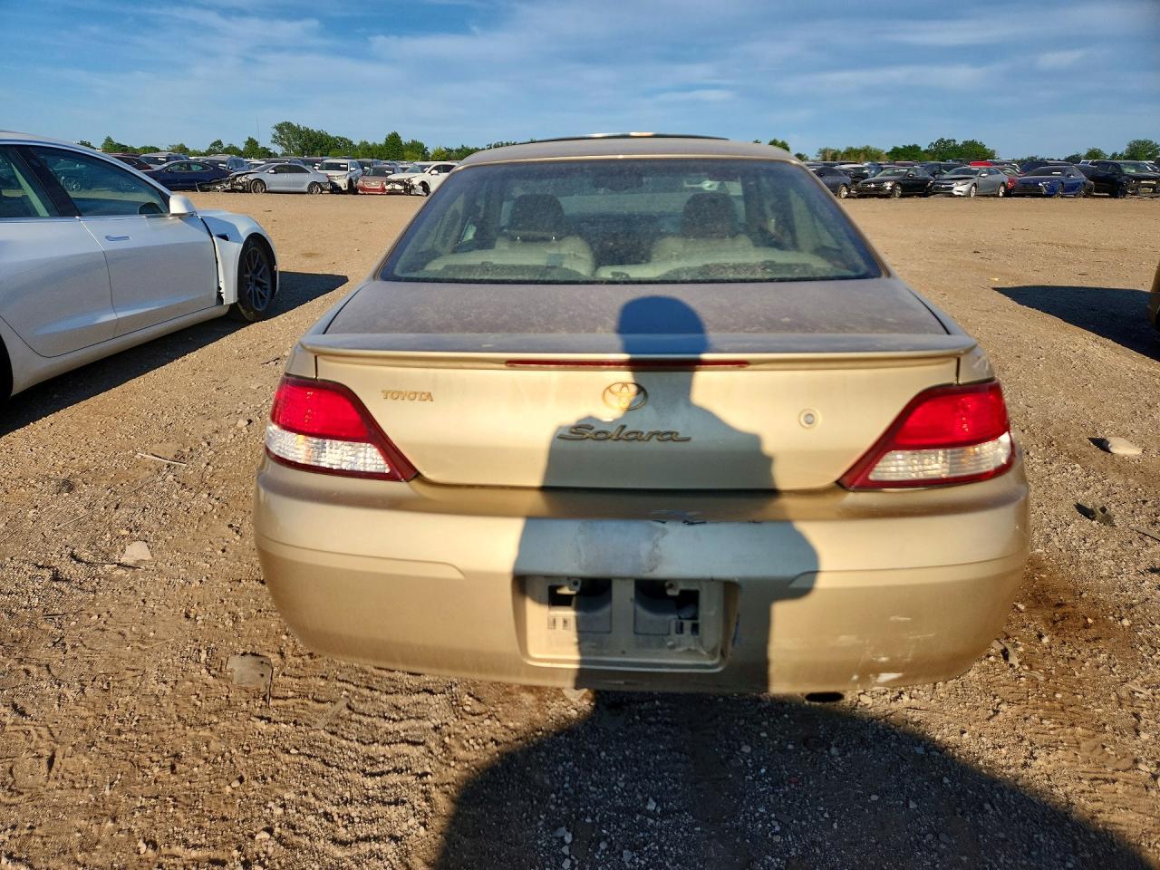2001 Toyota Camry Solara Sle V6 Золотой vin: 2T1CF22P71C450625