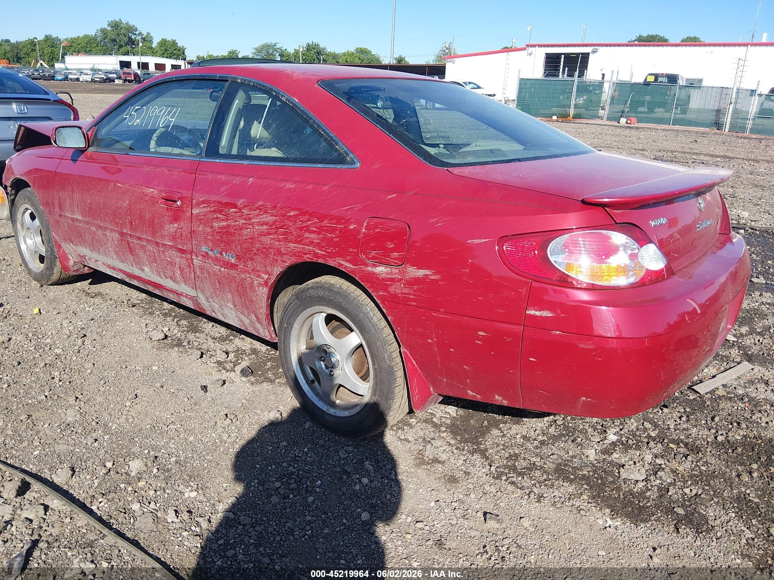 2003 Toyota Camry Solara Sle V6 Красный vin: 2T1CF22P73C608206