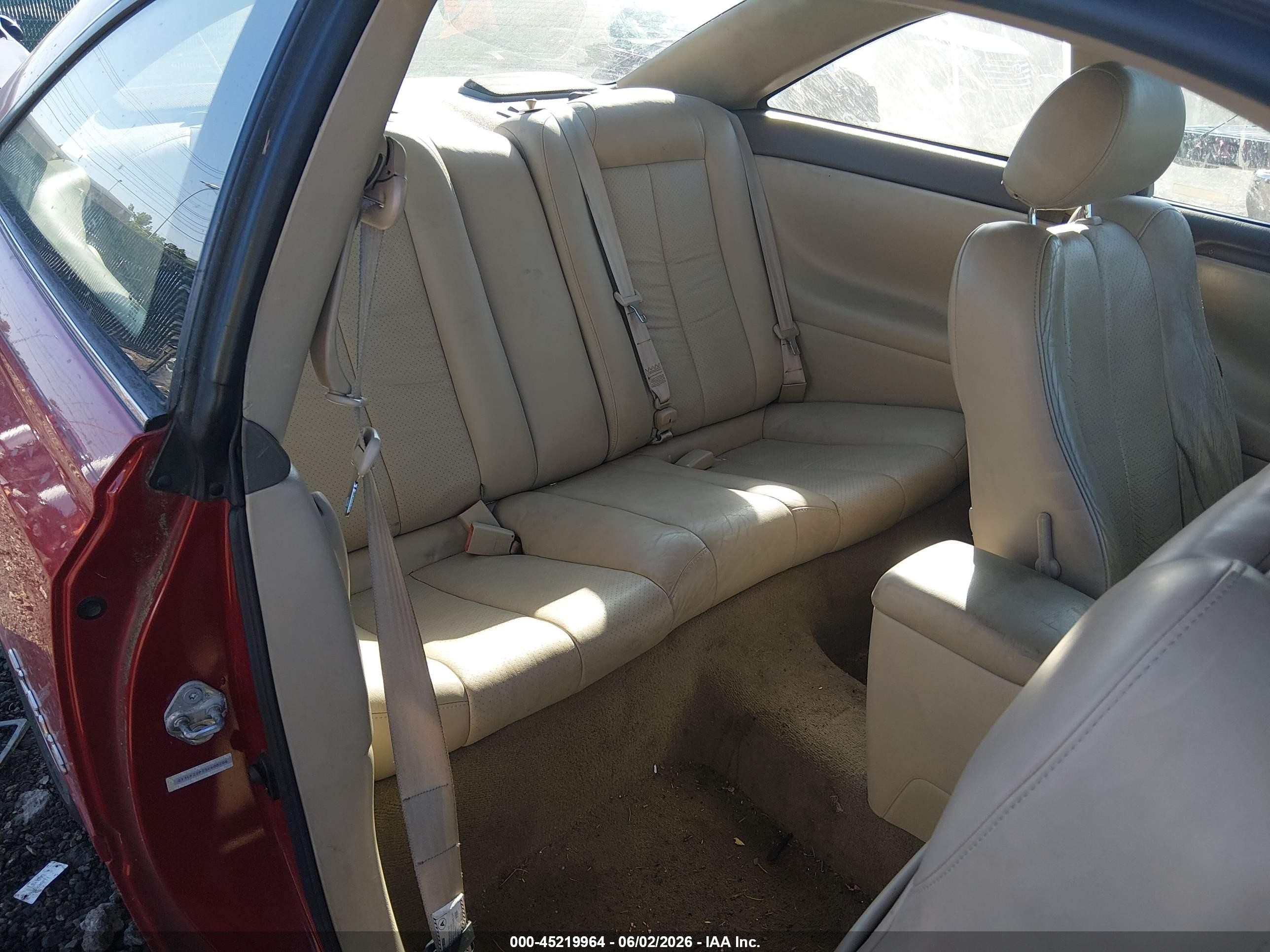 2003 Toyota Camry Solara Sle V6 Красный vin: 2T1CF22P73C608206