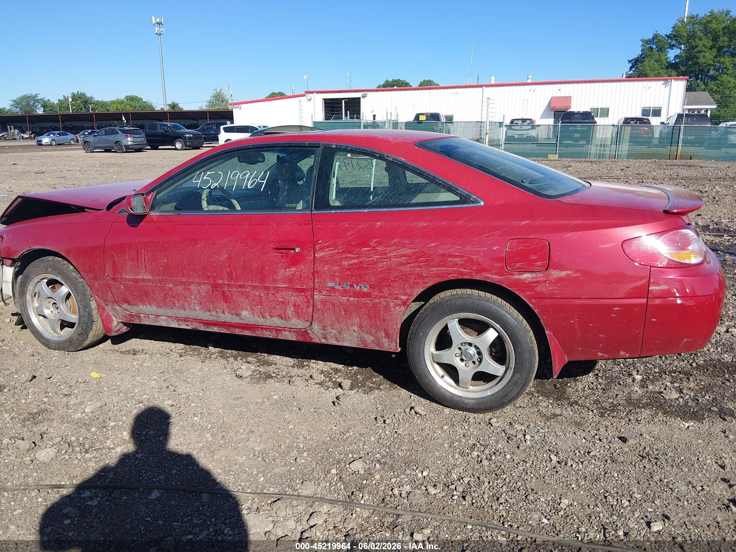 2003 Toyota Camry Solara Sle V6 Красный vin: 2T1CF22P73C608206