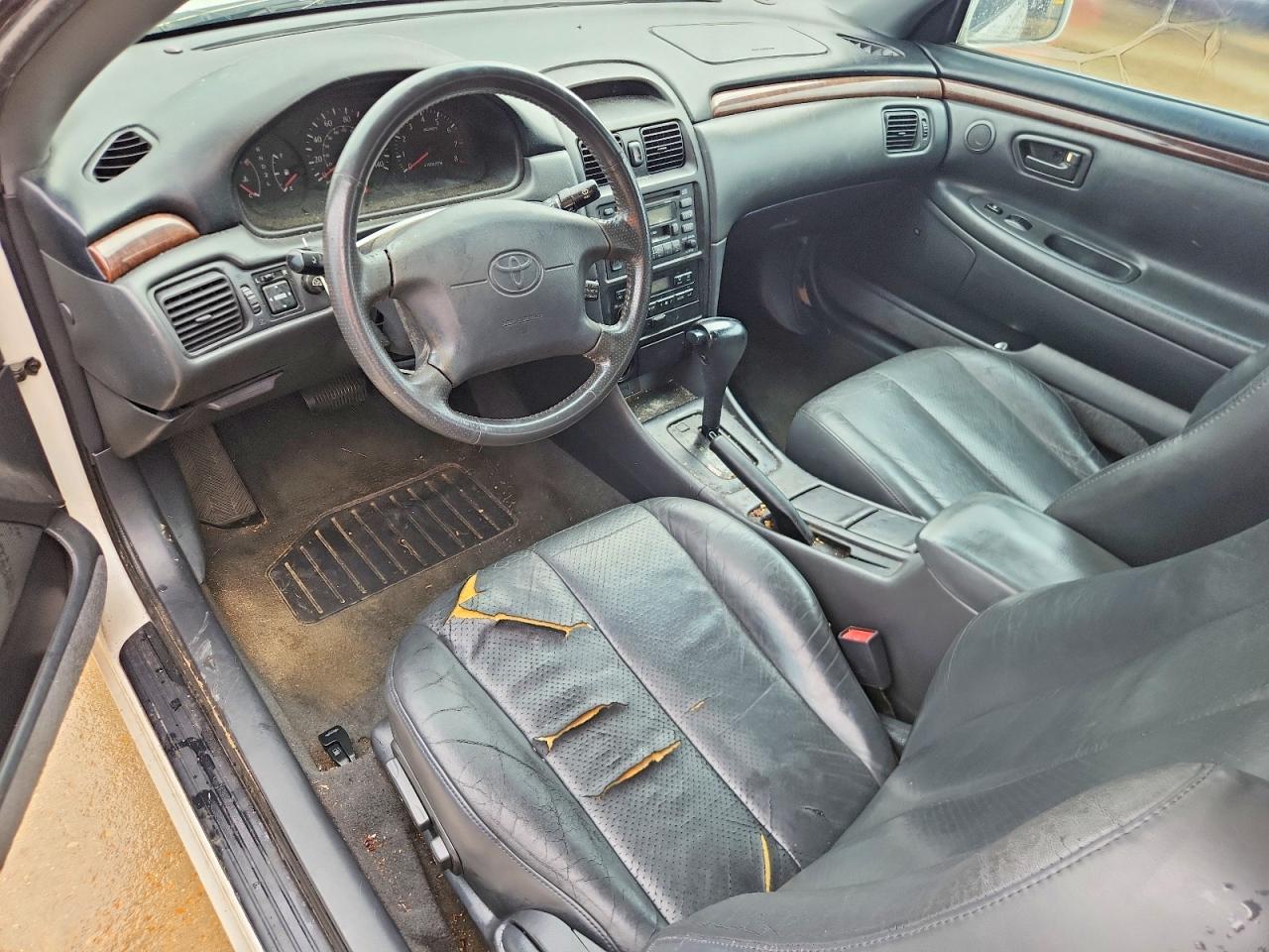 1999 Toyota Camry Solara Sle V6 White vin: 2T1CF22P7XC237666